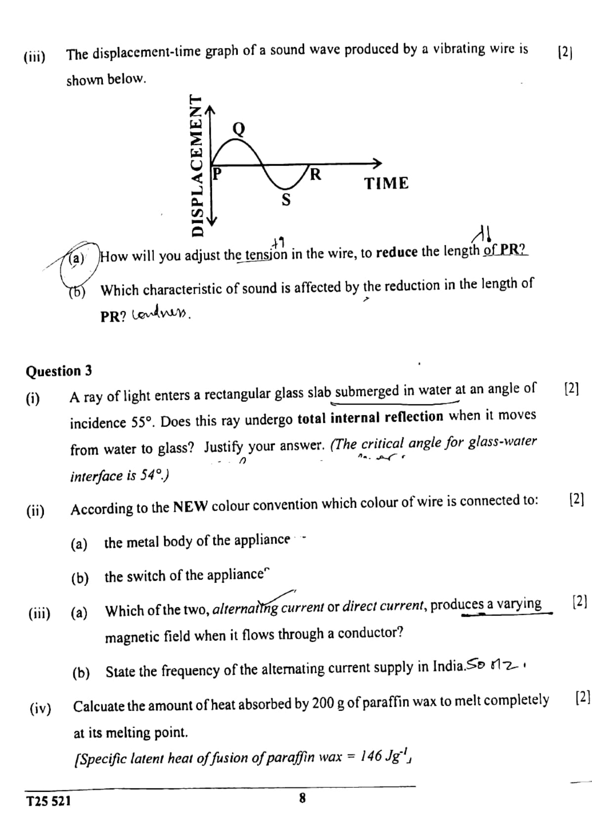 ICSE Class 10 Physics Question Paper 2025 Solved PDF Download — page 8