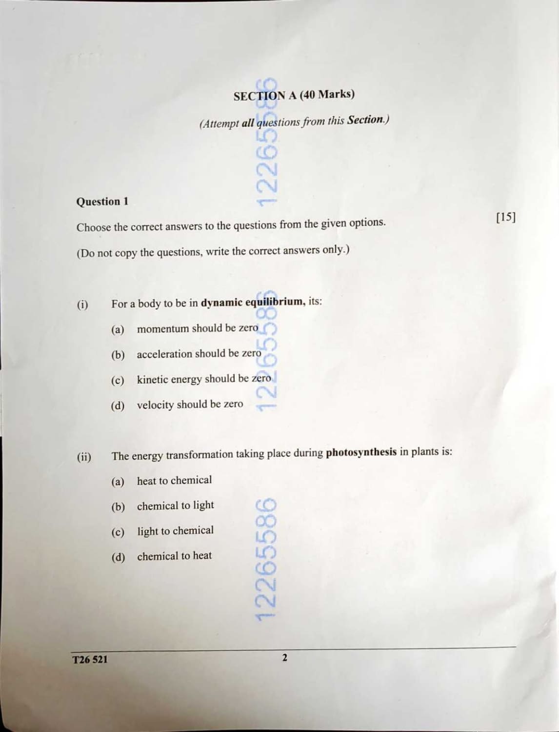 ICSE Class 10 Physics Question Paper 2026 Solved PDF Download — page 2