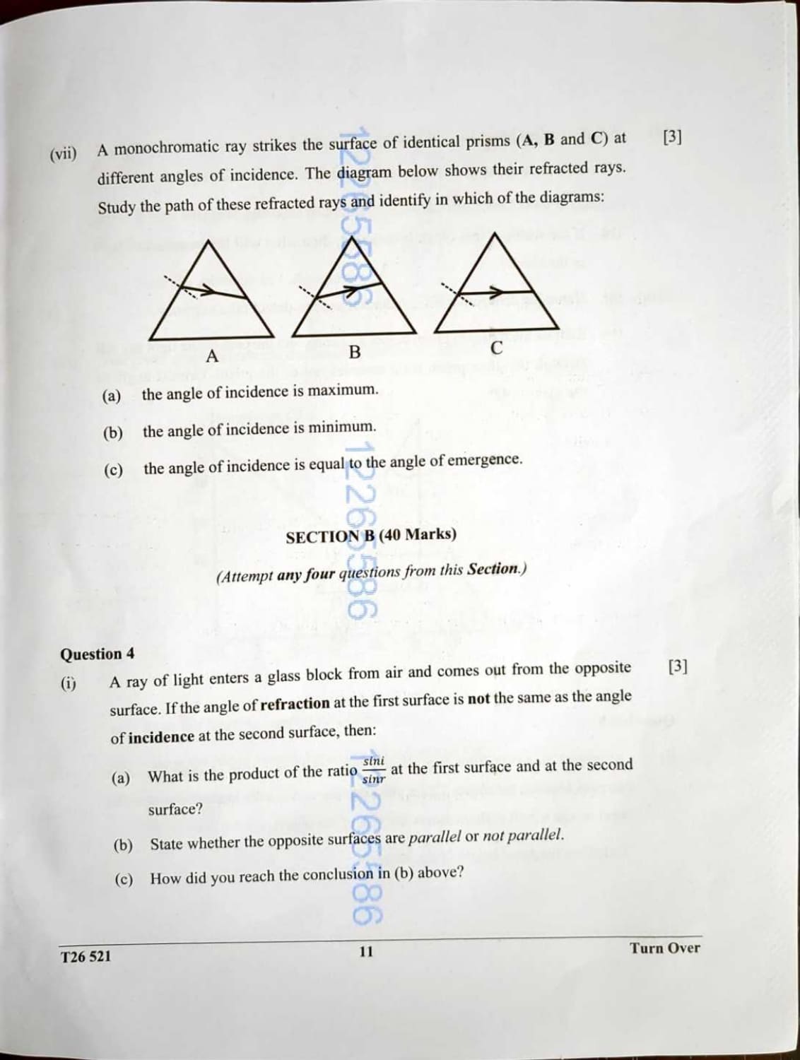ICSE Class 10 Physics Question Paper 2026 Solved PDF Download — page 11