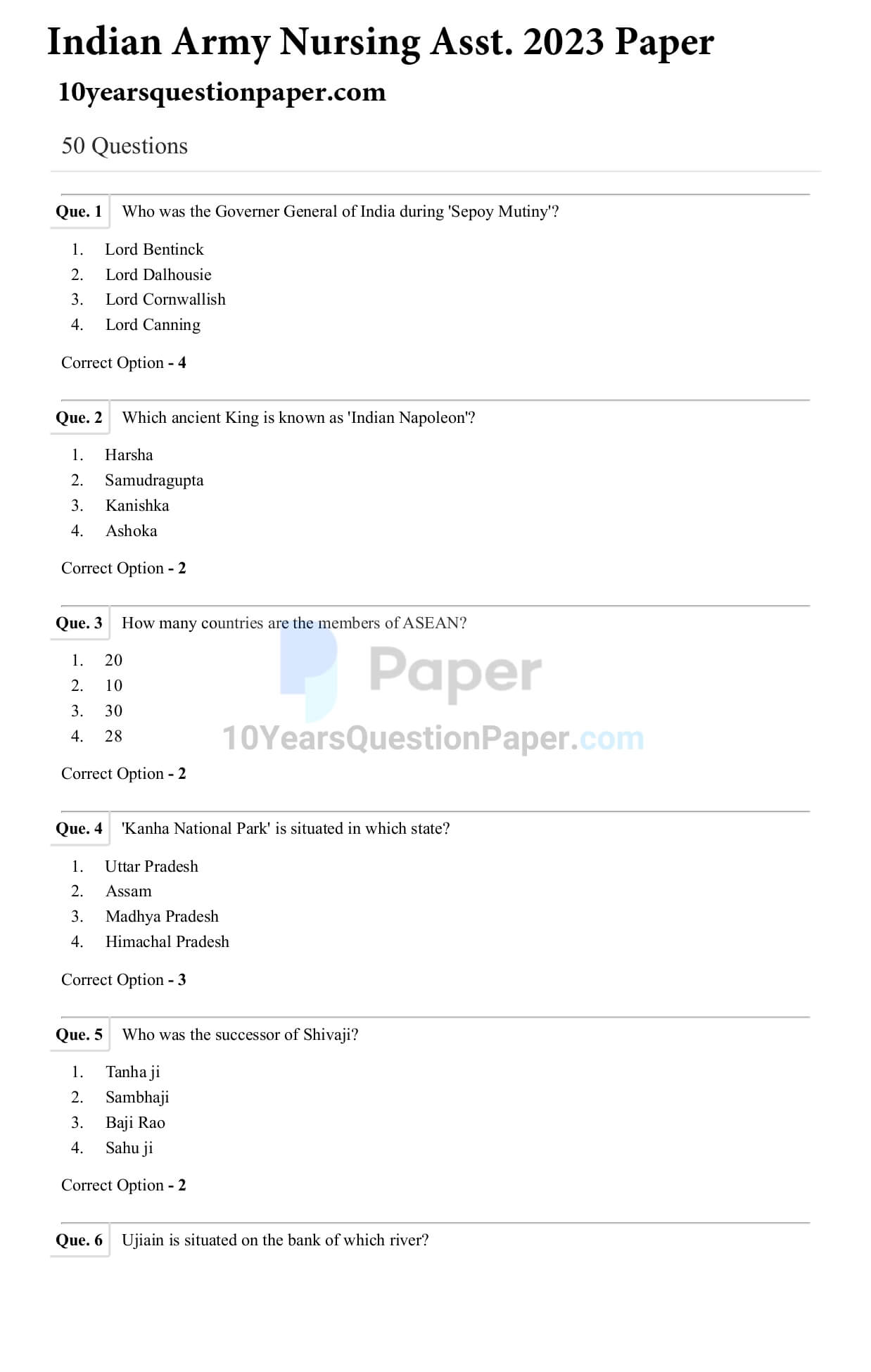 research assistant question paper 2023