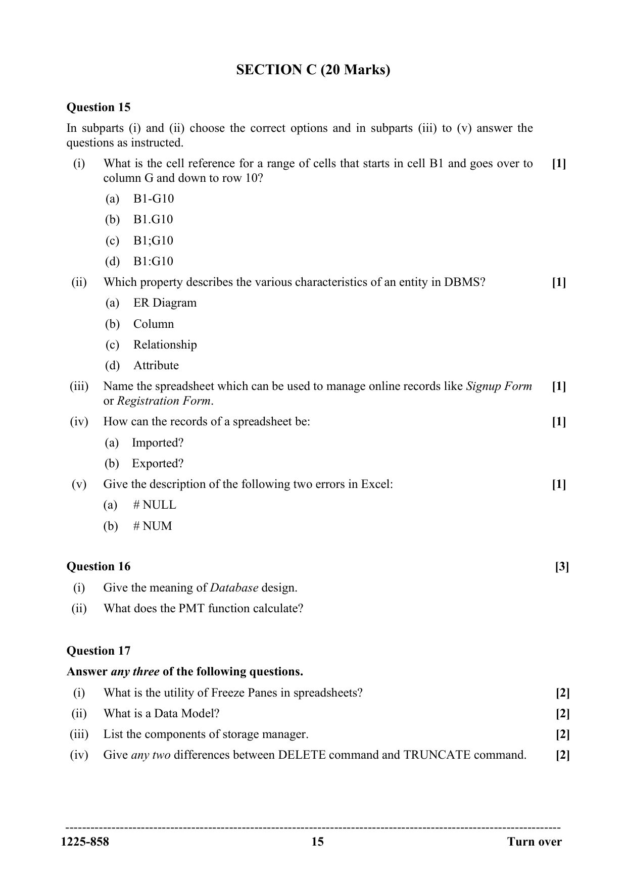 ISC 2025 Accounts Question Paper for Class 12 — page 15