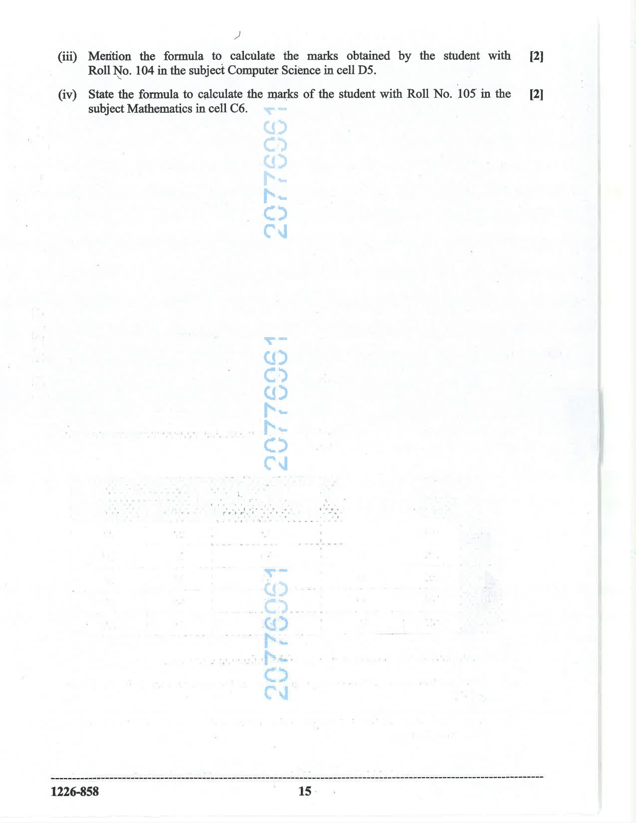 ISC 2026 Accounts Question Paper for Class 12 — page 15