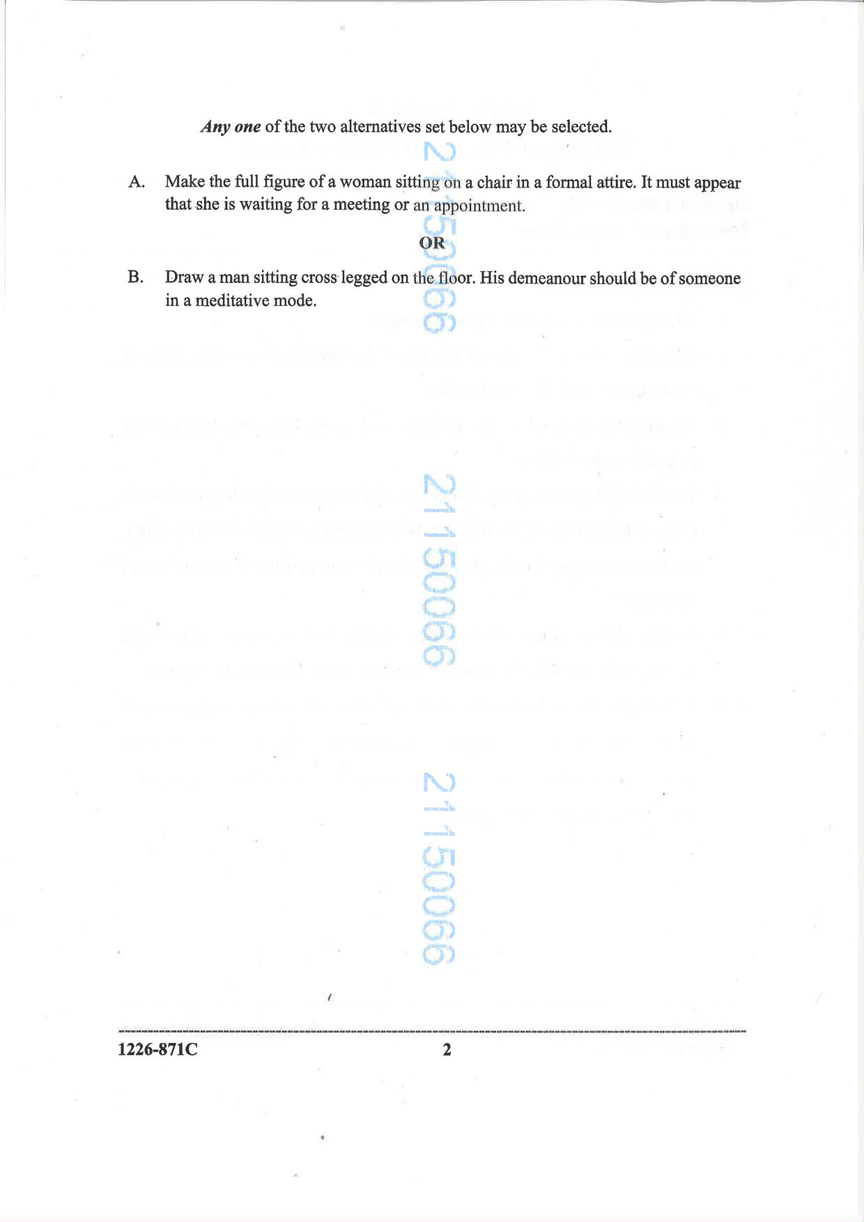 ISC 2026 Art Paper 3 Question Paper for Class 12 — page 2