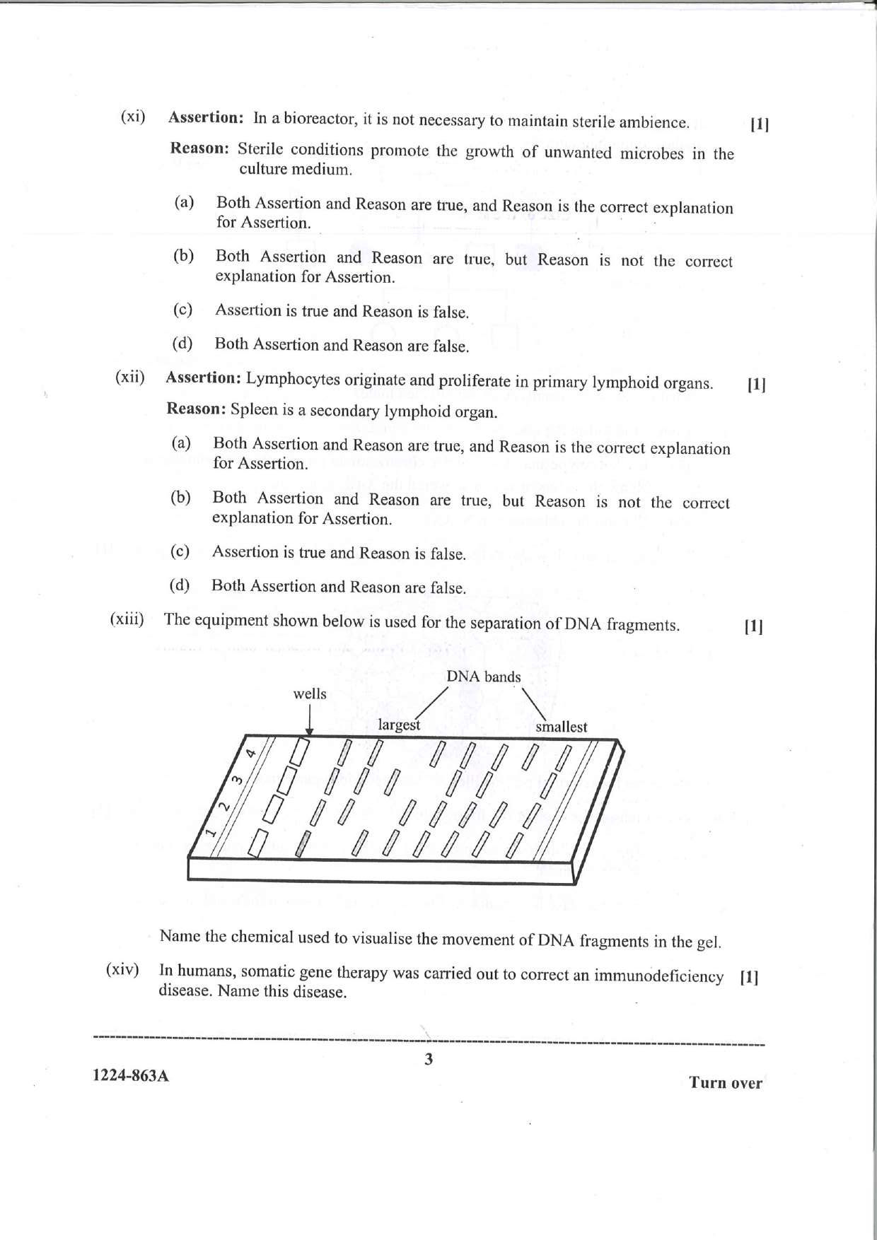 ISC 2024 Biology Question Paper for Class 12 — page 3