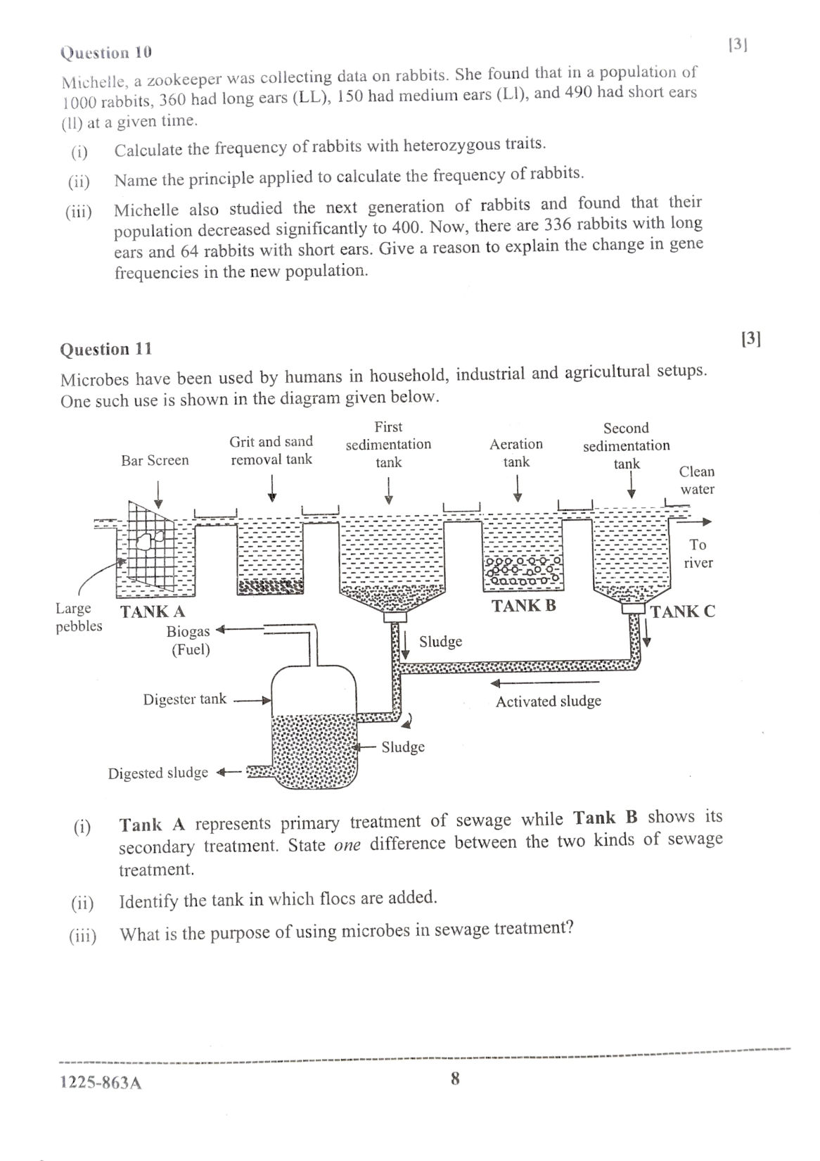 ISC 2025 Biology Question Paper for Class 12 — page 8