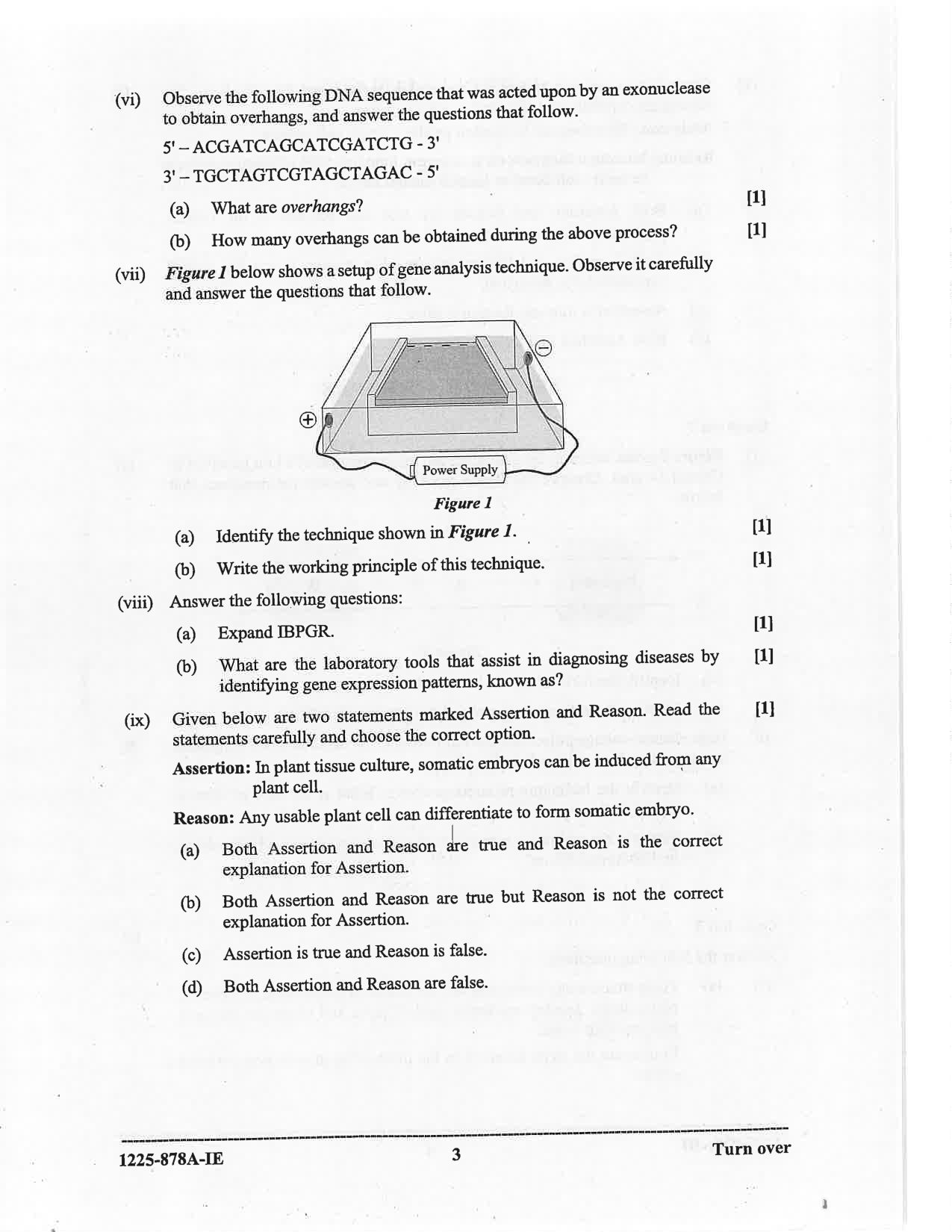 ISC 2025 Biotechnology Improvement Examination Question Paper for Class 12 — page 3