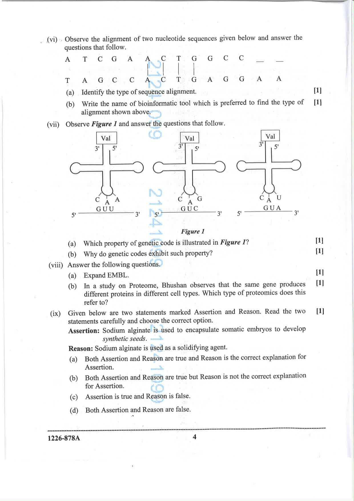 ISC 2026 Biotechnology Question Paper for Class 12 — page 4
