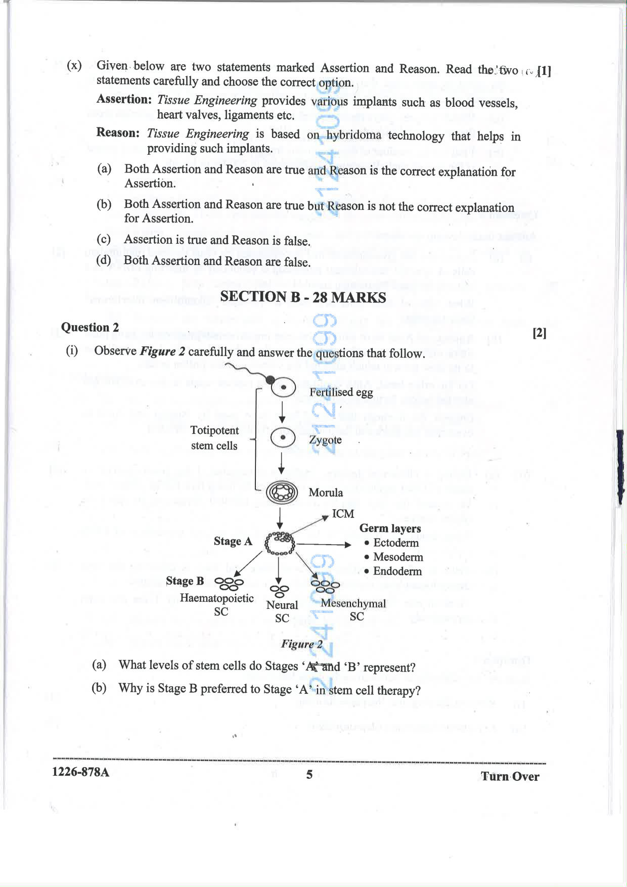 ISC 2026 Biotechnology Question Paper for Class 12 — page 5