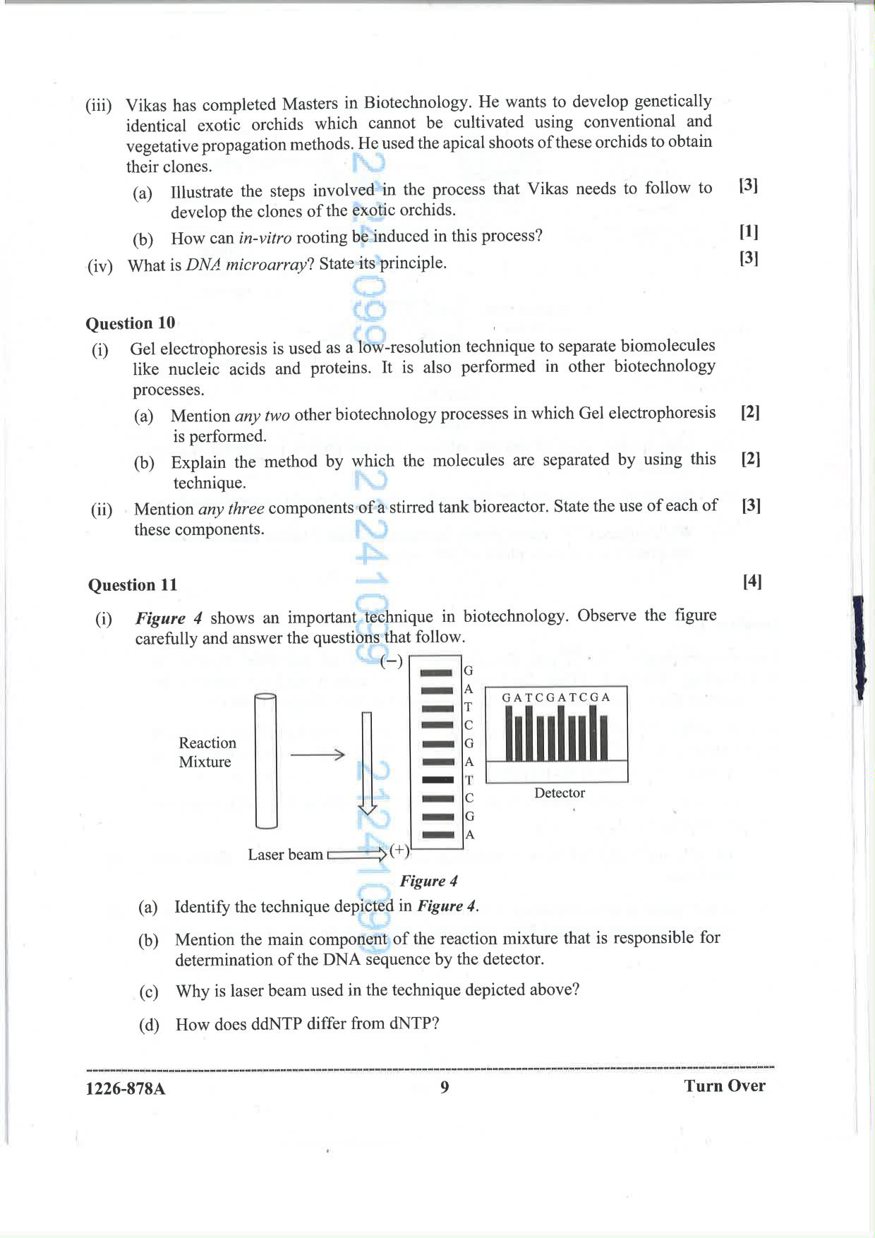 ISC 2026 Biotechnology Question Paper for Class 12 — page 9