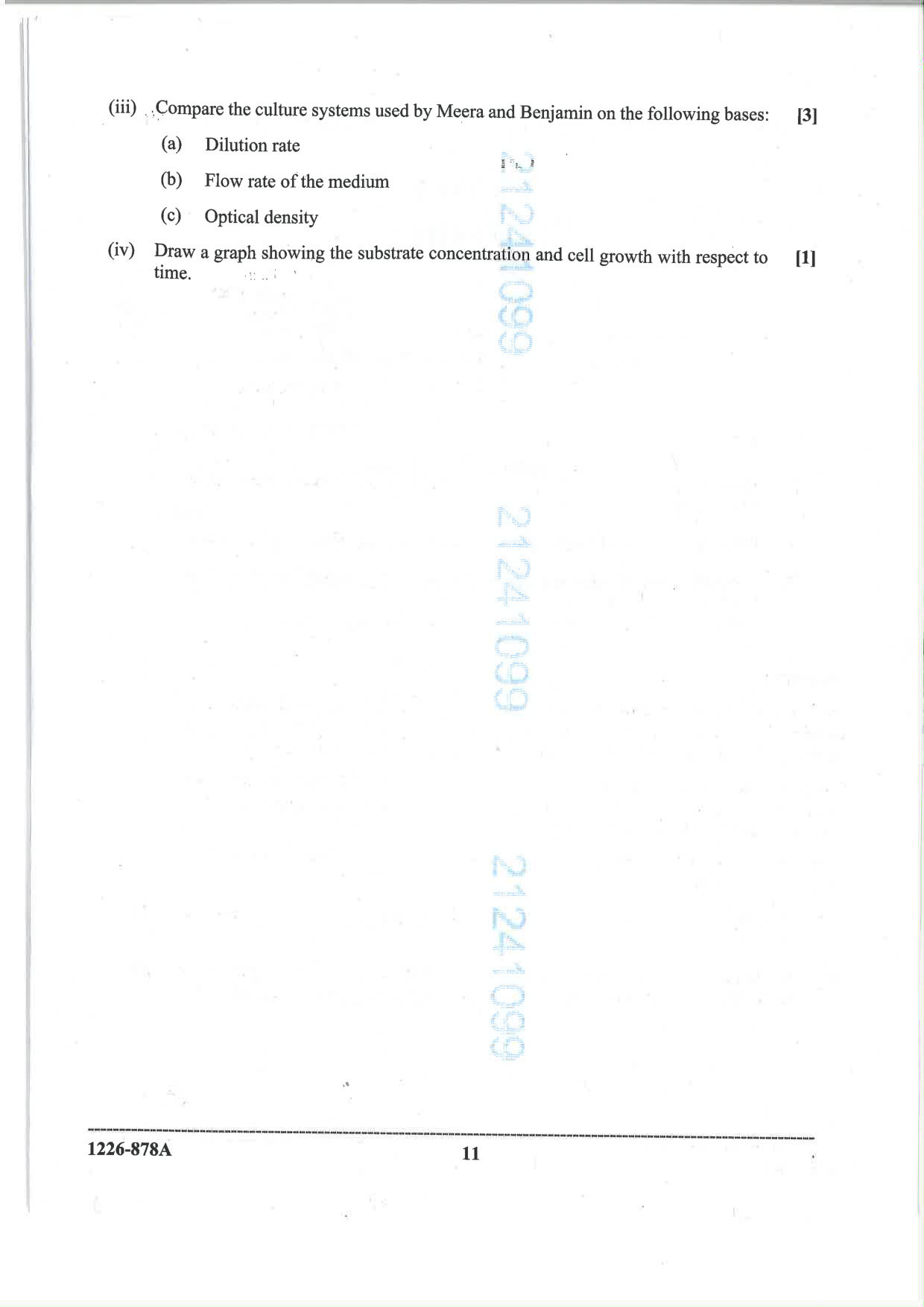 ISC 2026 Biotechnology Question Paper for Class 12 — page 11