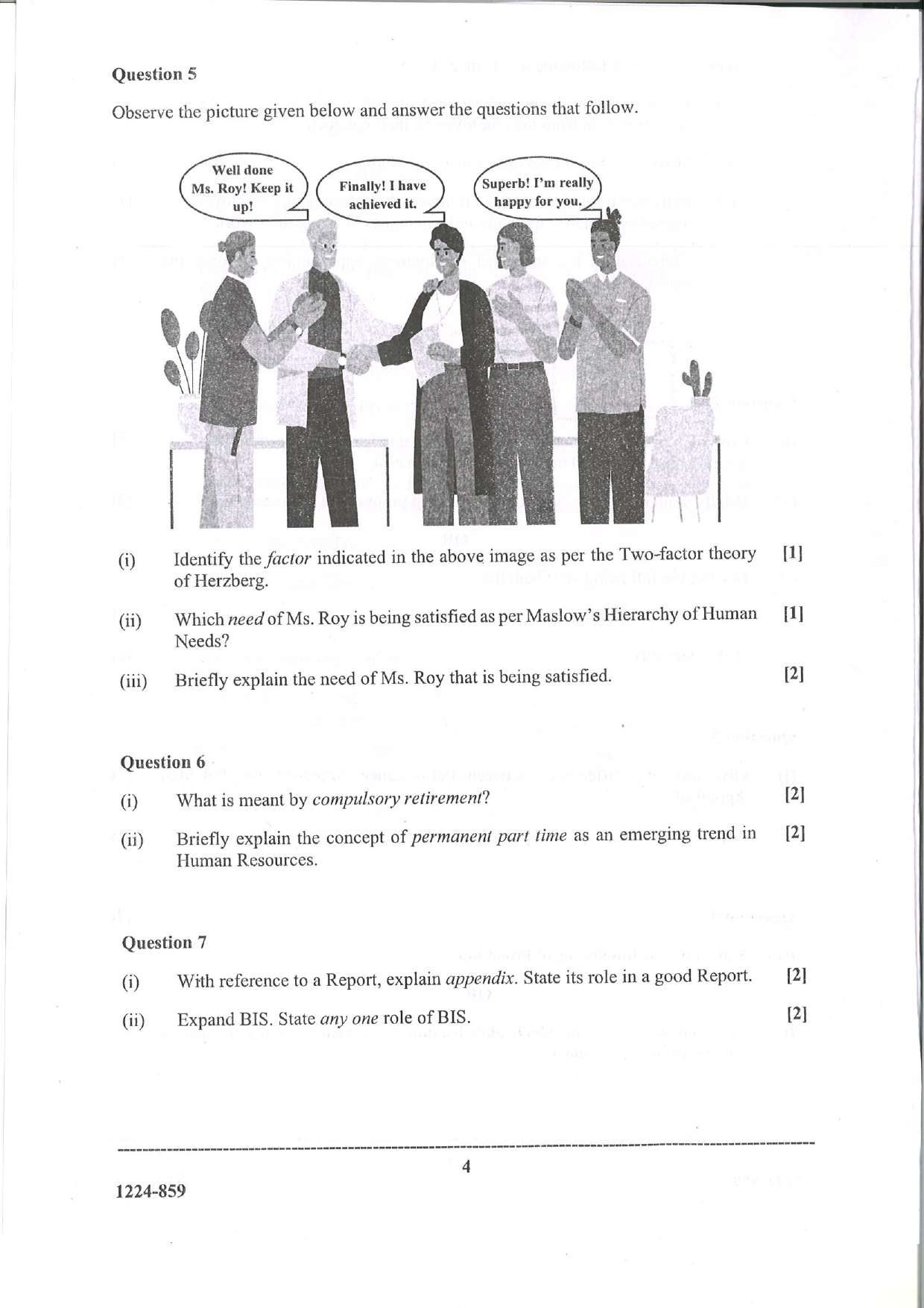 ISC 2024 Business Studies Question Paper for Class 12 — page 4