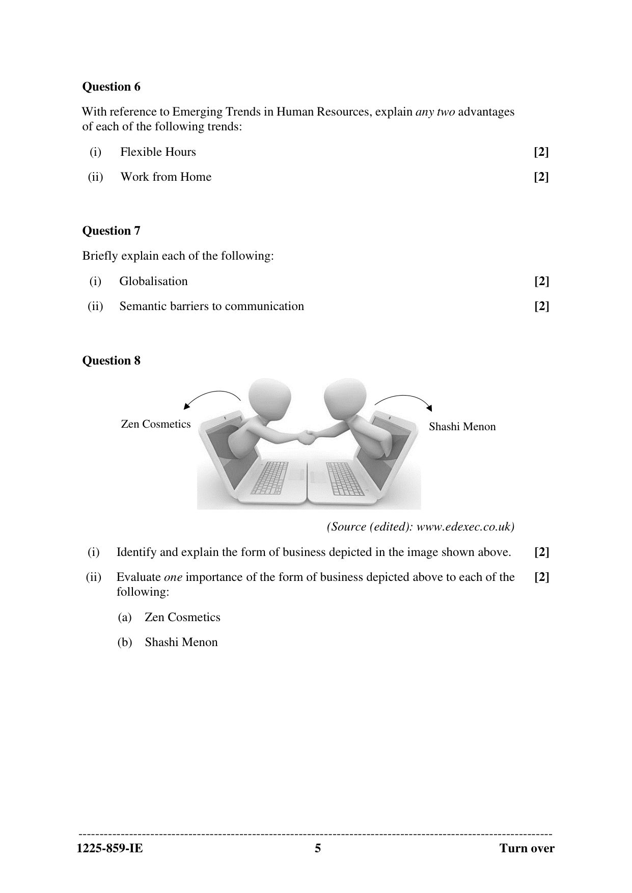 ISC 2025 Business Studies Improvement Examination Question Paper for Class 12 — page 5