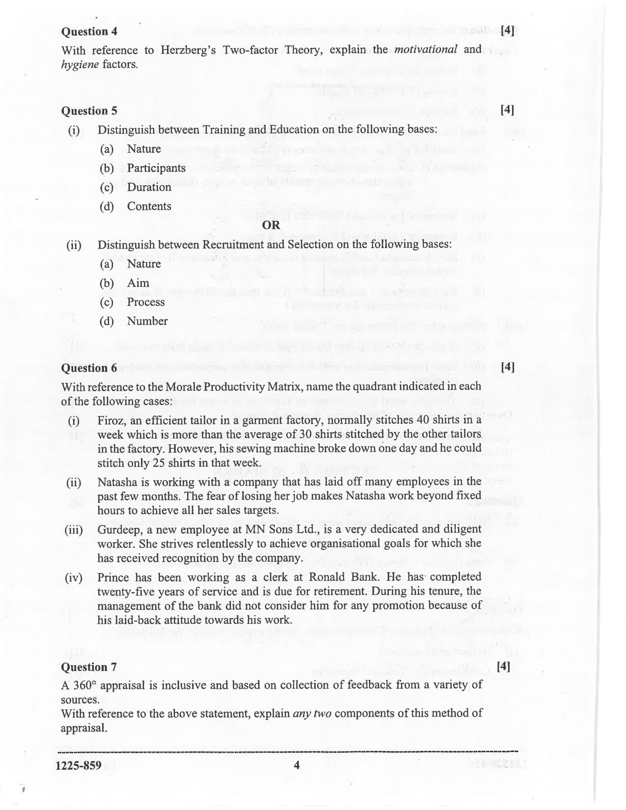 ISC 2025 Business Studies Question Paper for Class 12 — page 4