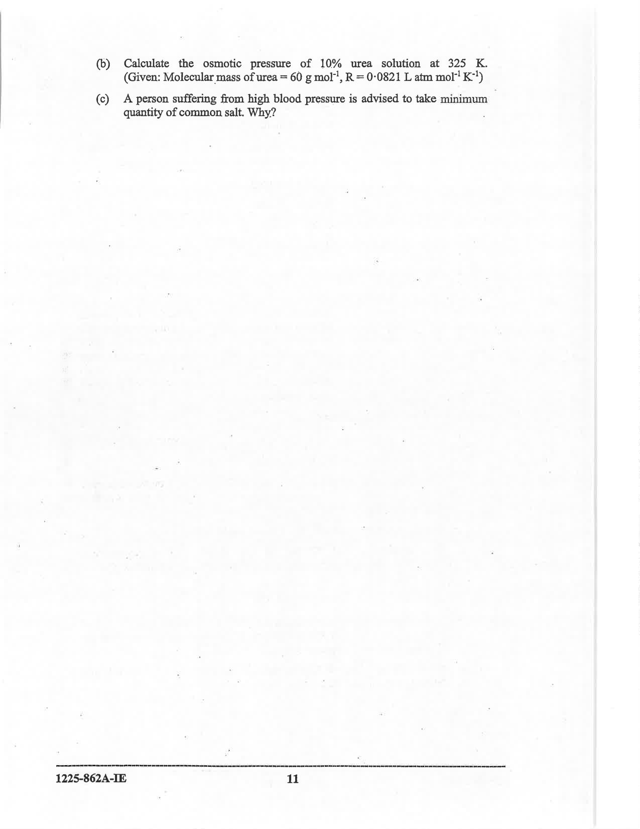 ISC 2025 Chemistry Improvement Examination Question Paper for Class 12 — page 11
