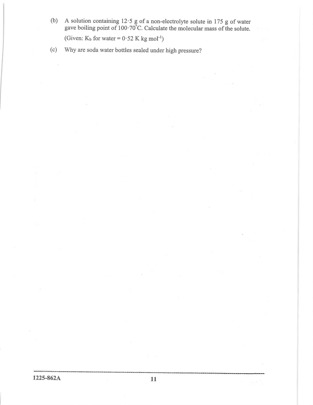 ISC 2025 Chemistry Question Paper for Class 12 — page 11