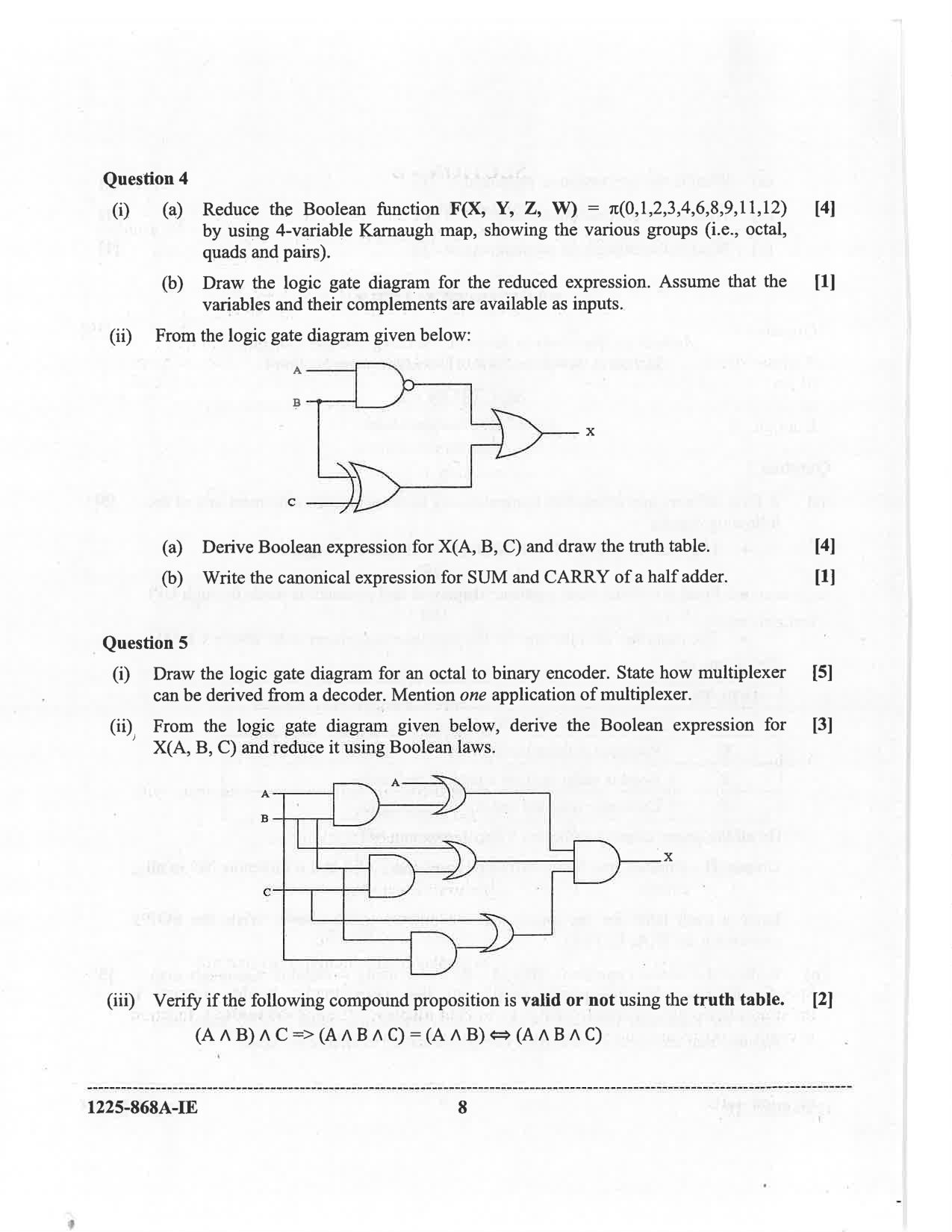 ISC 2025 Computer Science Improvement Examination Question Paper for Class 12 — page 8