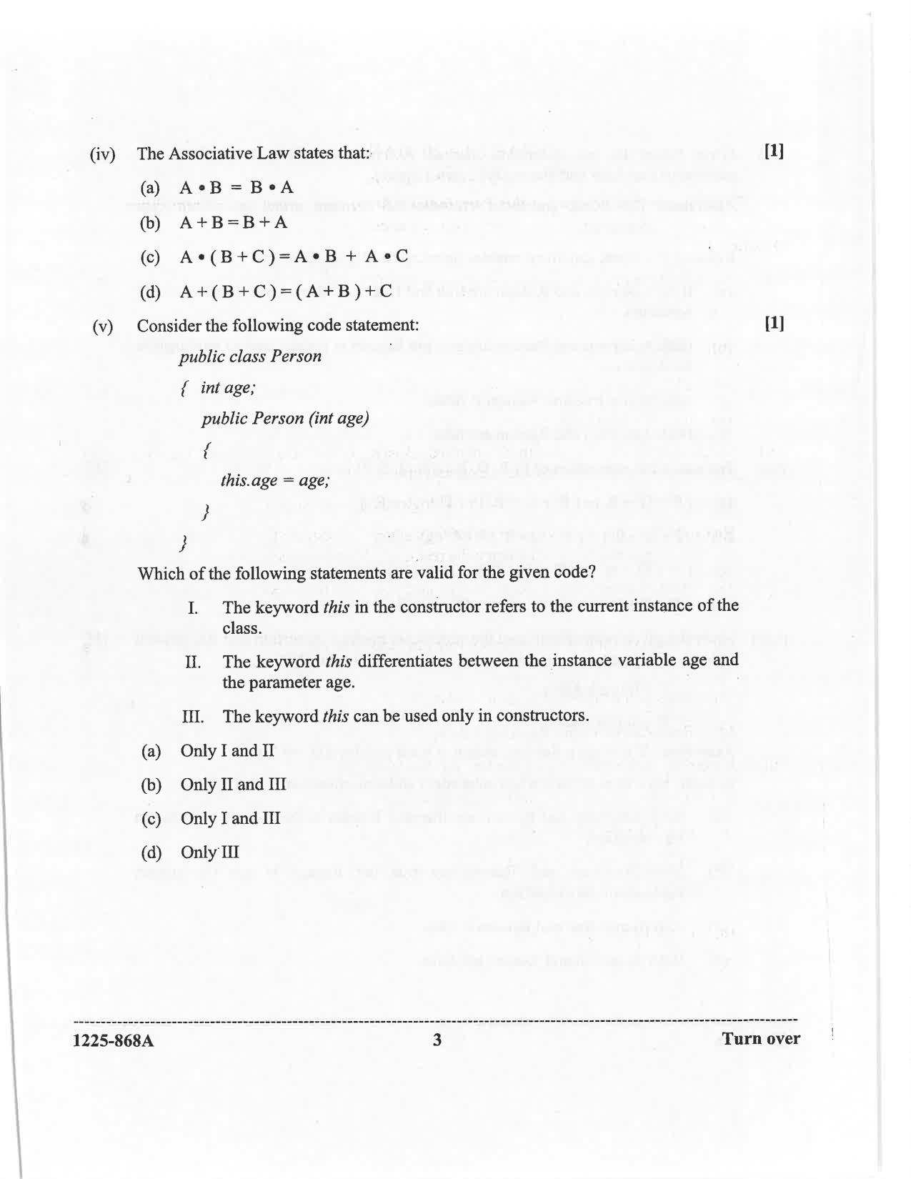 ISC 2025 Computer Science Question Paper for Class 12 — page 3