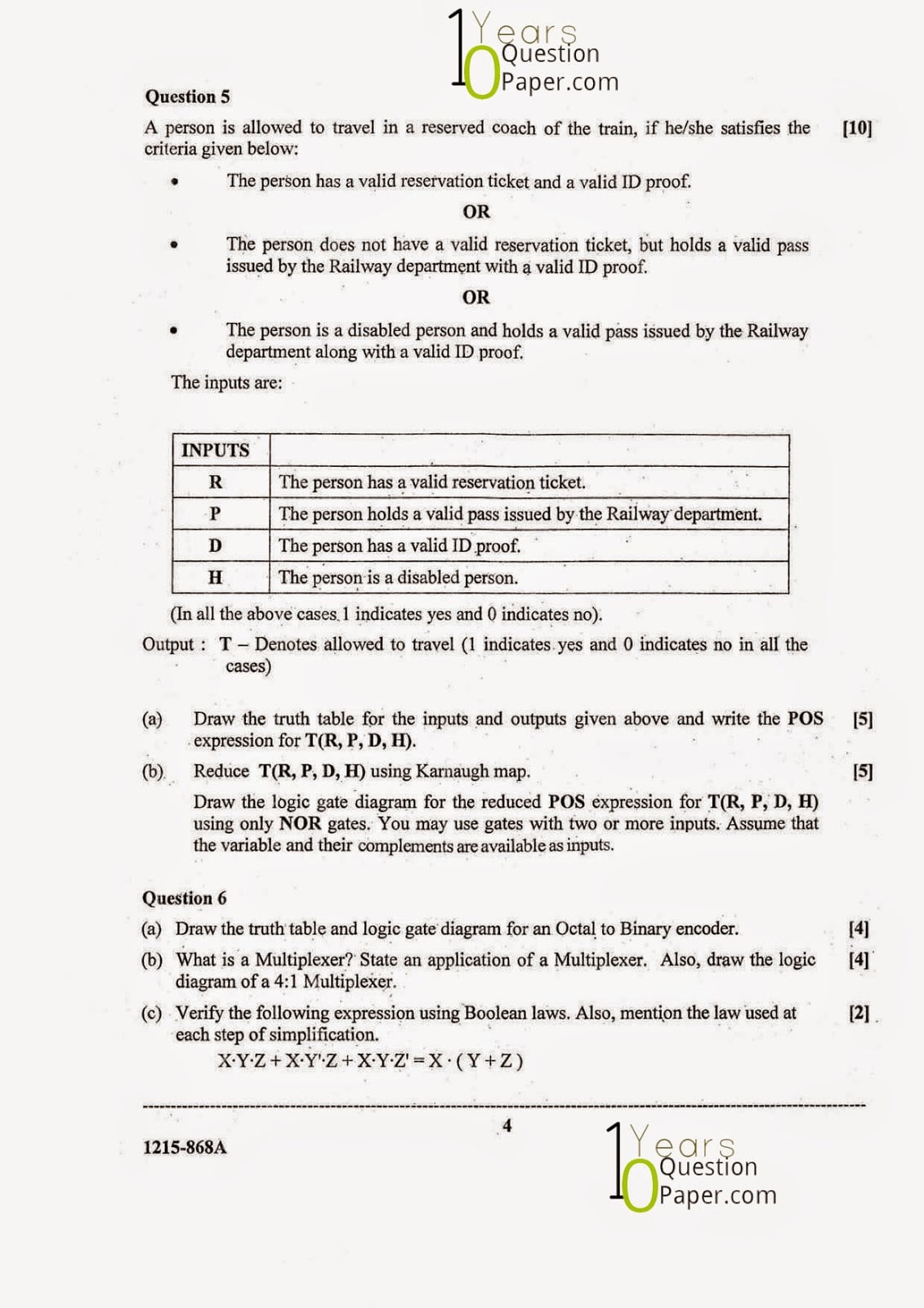 ISC Class 12 Computer Science 2015 Question Paper