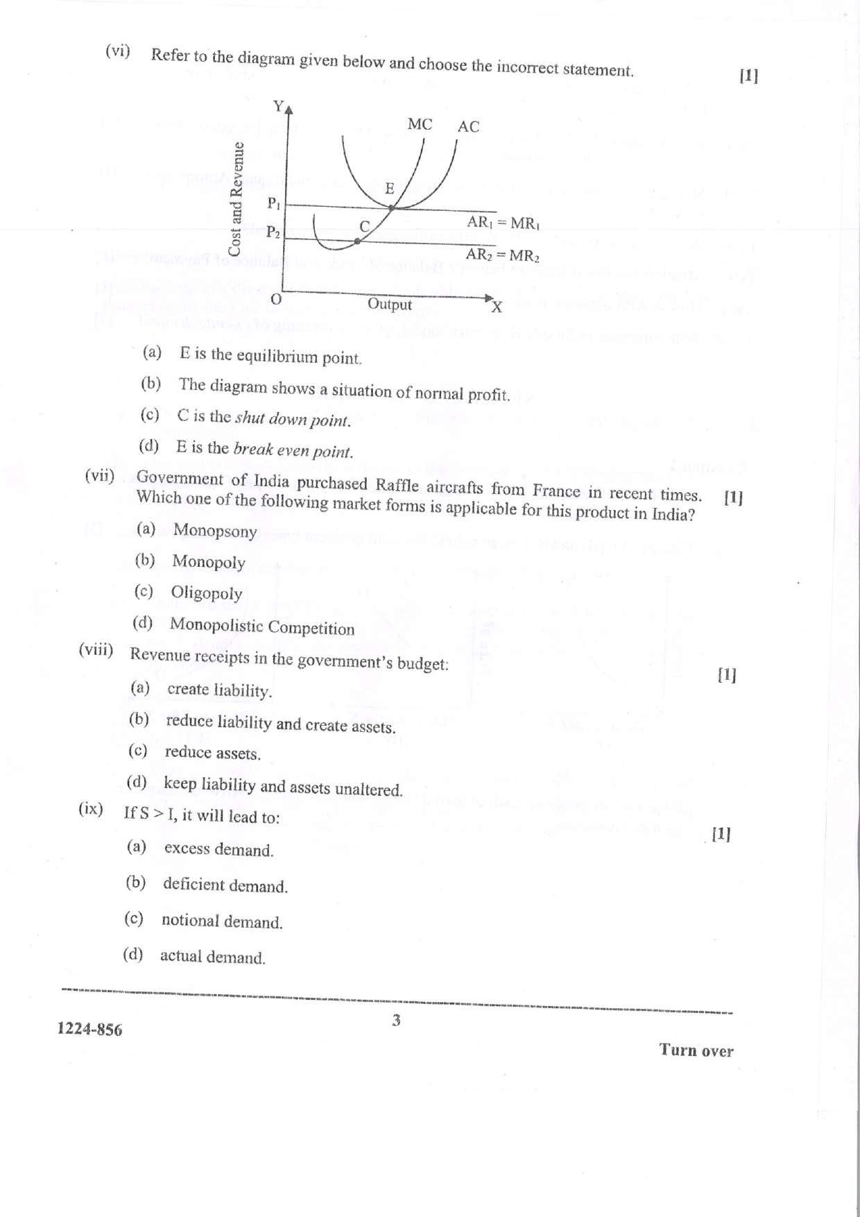 ISC 2024 Economics Question Paper for Class 12 — page 3