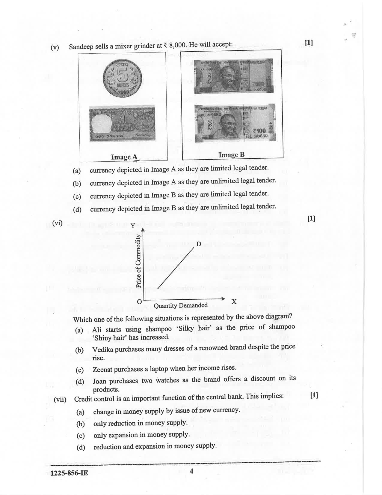 ISC 2025 Economics Improvement Examination Question Paper for Class 12 — page 4