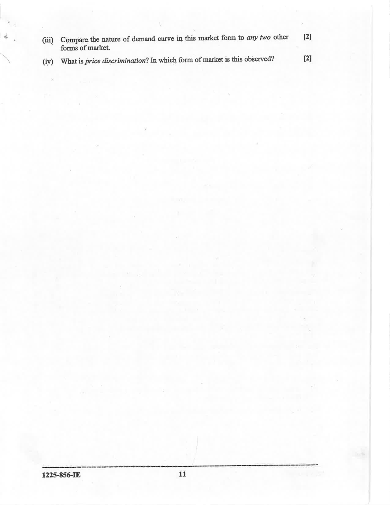 ISC 2025 Economics Improvement Examination Question Paper for Class 12 — page 11