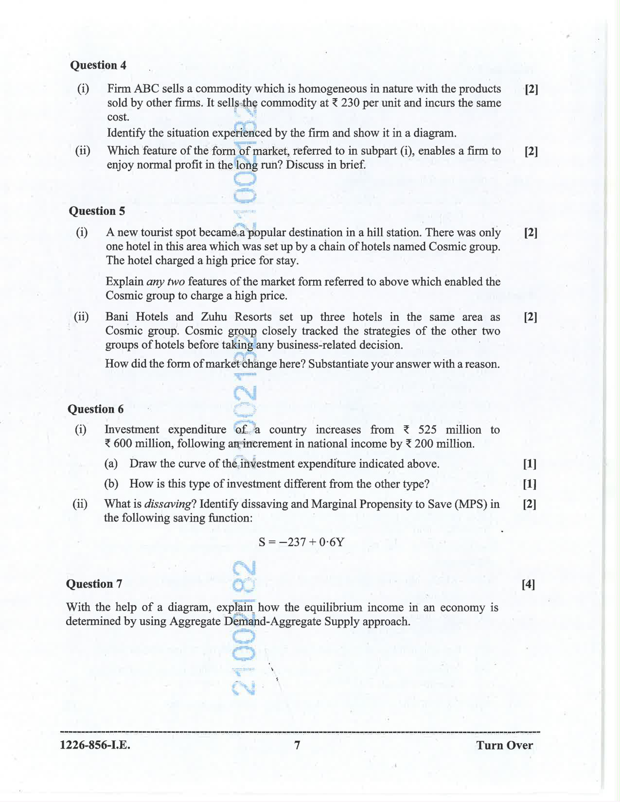 ISC 2026 Economics Improvement Examination Question Paper for Class 12 — page 7