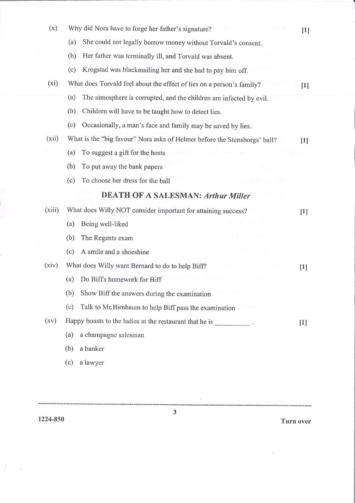 ISC 2024 Elective English Question Paper for Class 12 — page 3