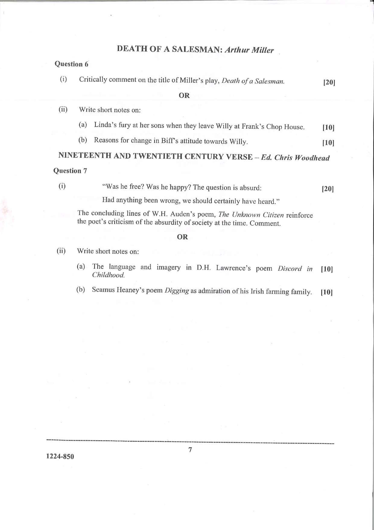 ISC 2024 Elective English Question Paper for Class 12 — page 7