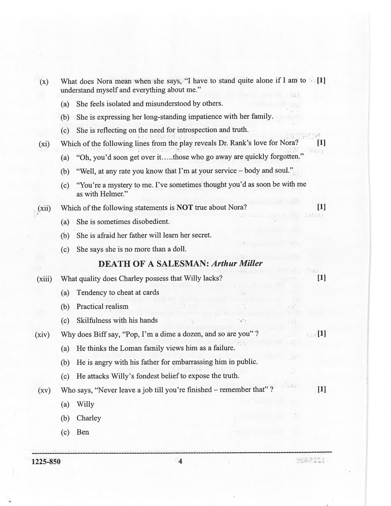ISC 2025 Elective English Question Paper for Class 12 — page 4