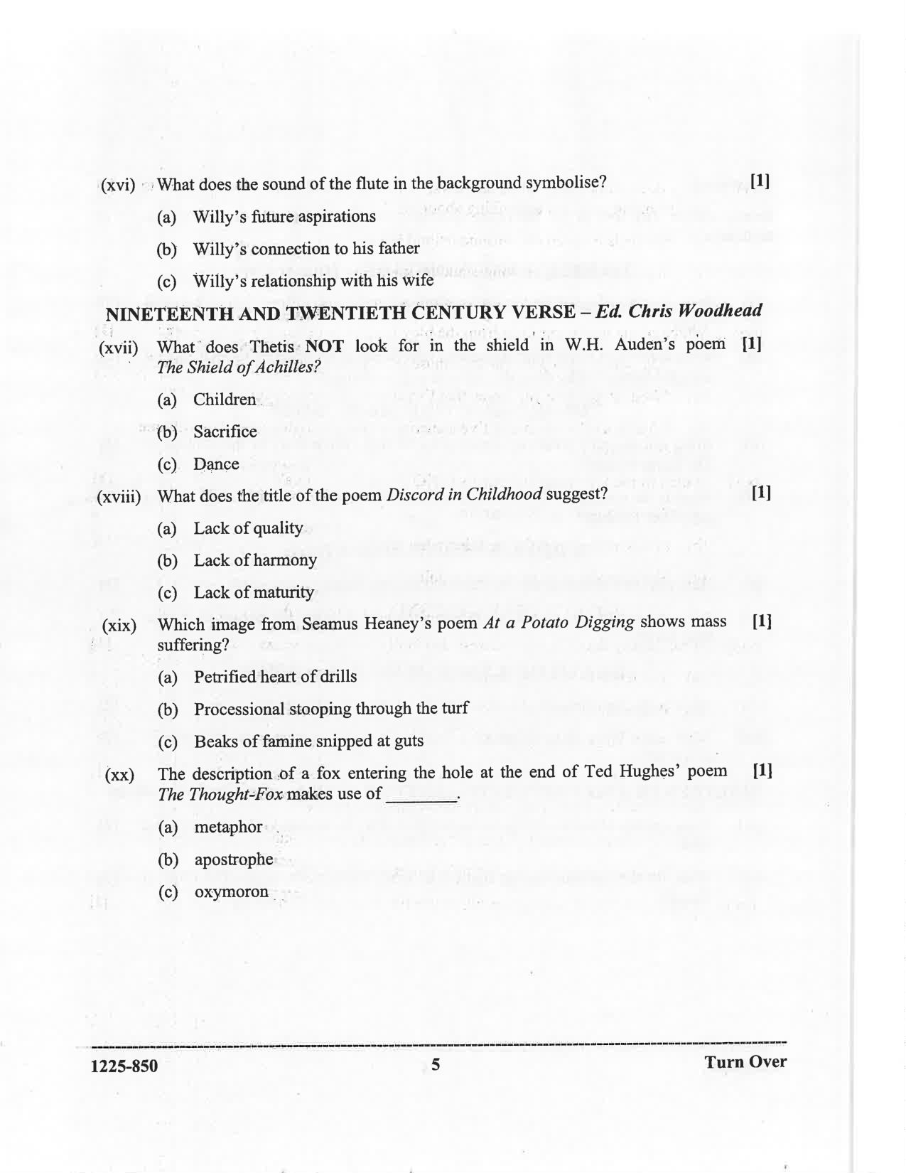 ISC 2025 Elective English Question Paper for Class 12 — page 5