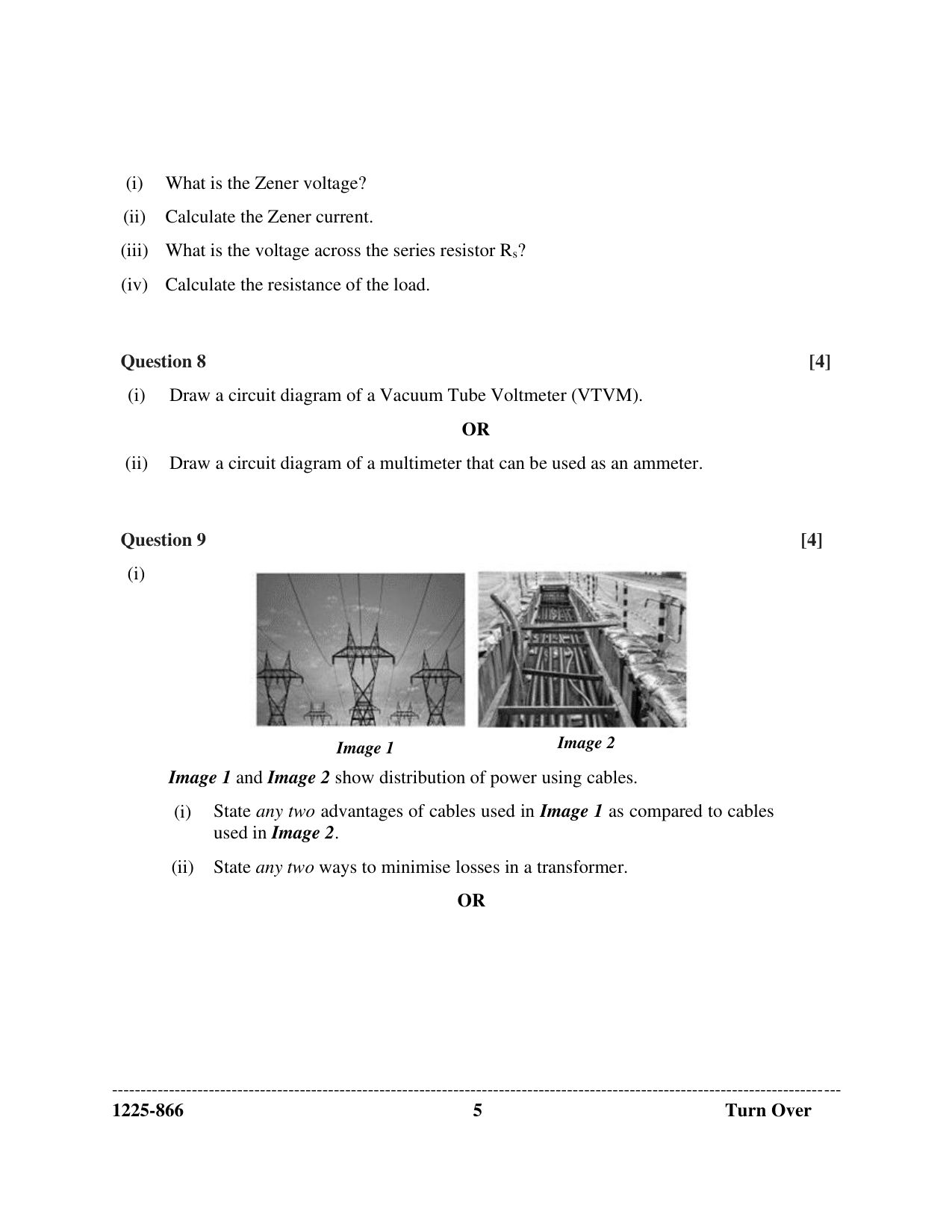 ISC 2025 Electricity and Electronics Question Paper for Class 12 — page 5