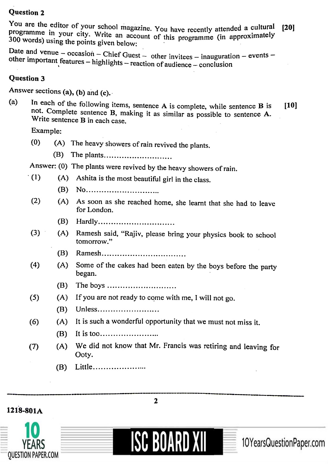 Best Report Writing Examples For Class 12 Isc What Is The Meaning Of 