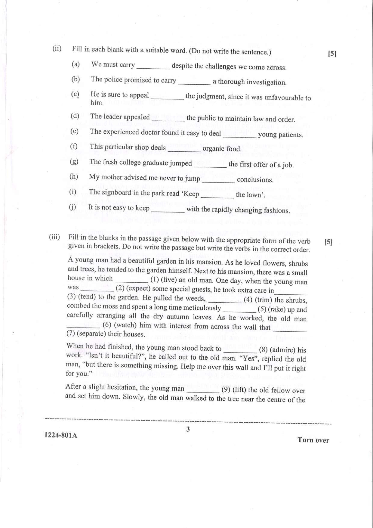 ISC 2024 English Language Question Paper for Class 12 — page 3