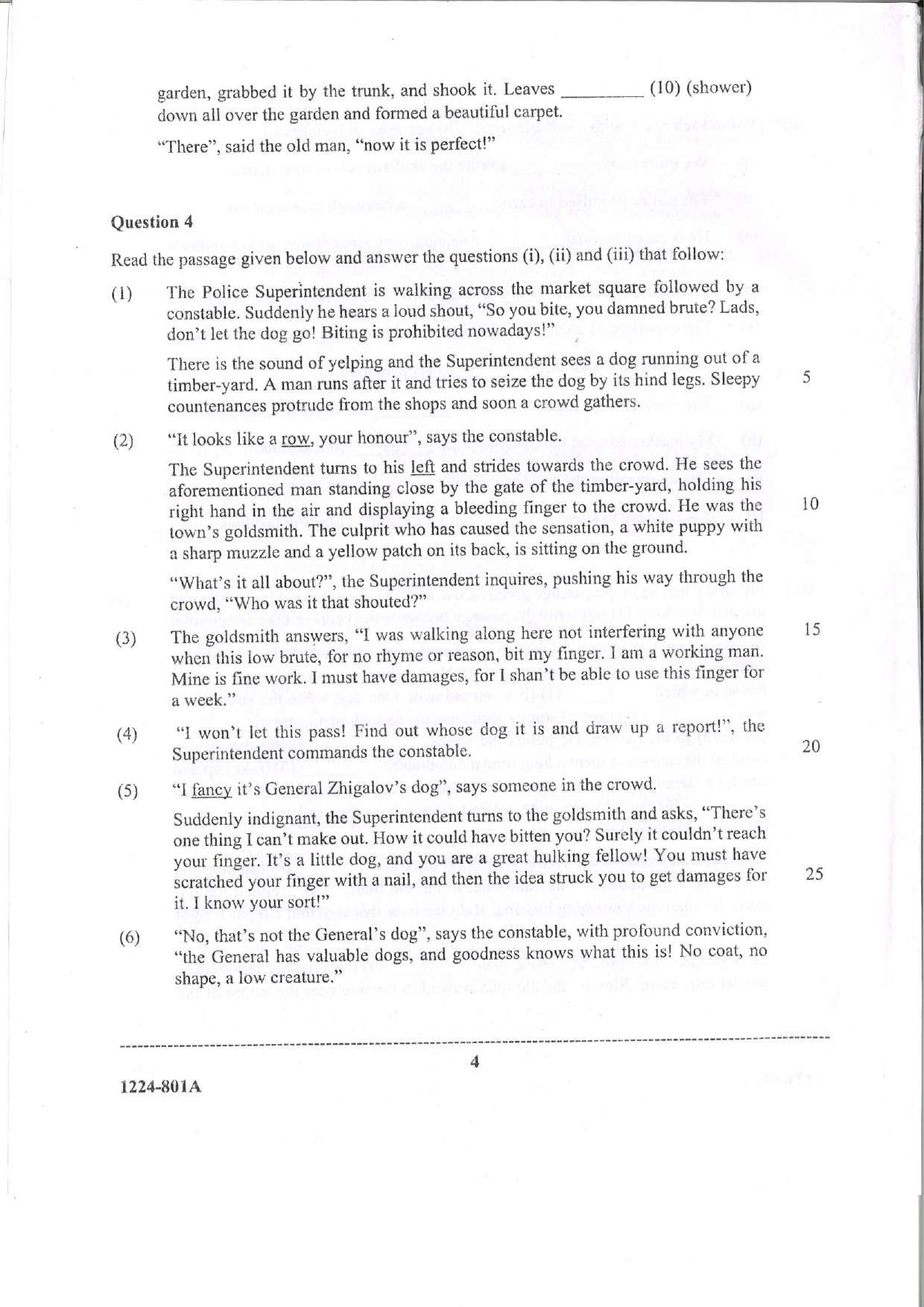 ISC 2024 English Language Question Paper for Class 12 — page 4