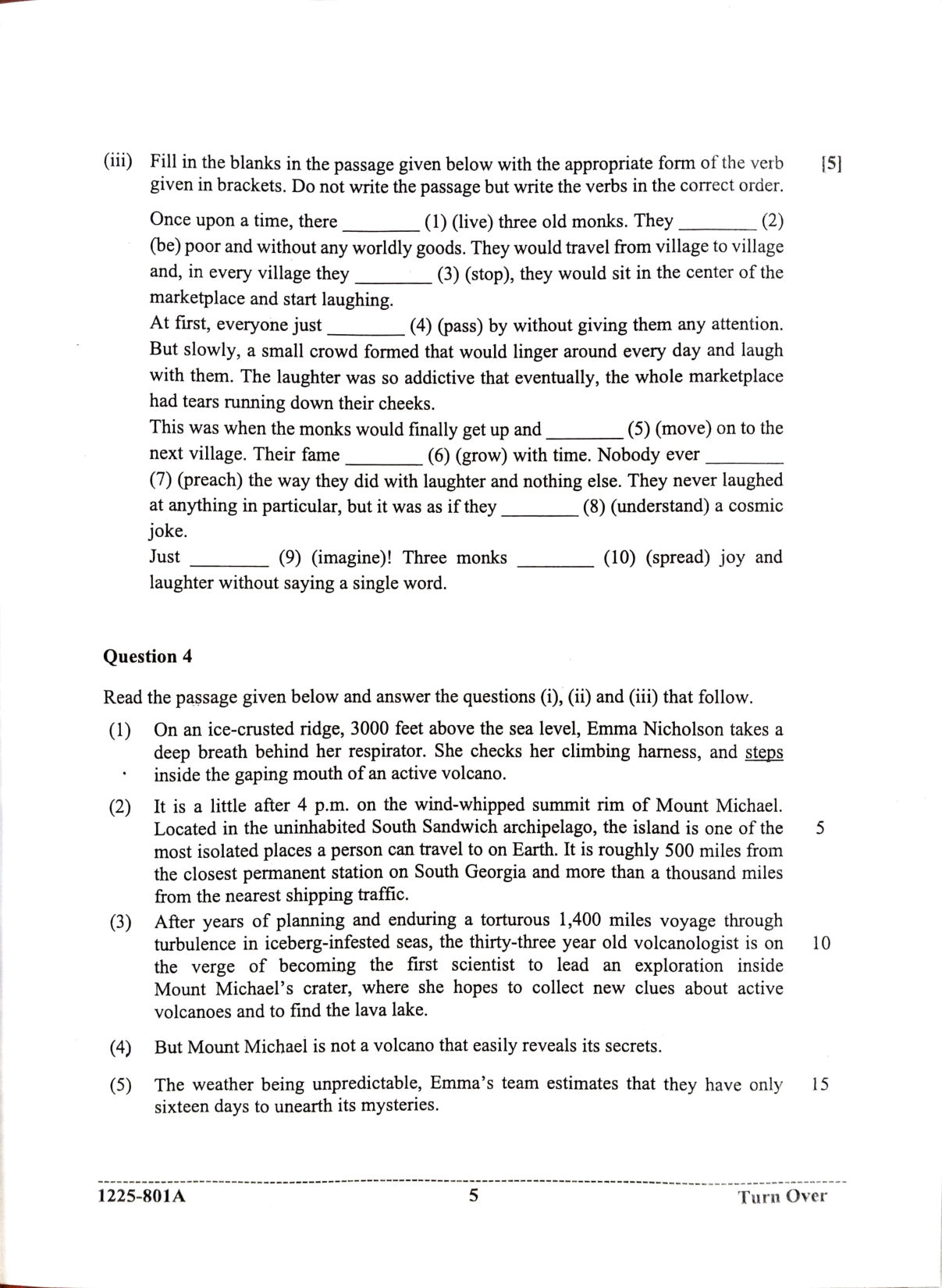 ISC 2025 English Language Question Paper for Class 12 — page 5