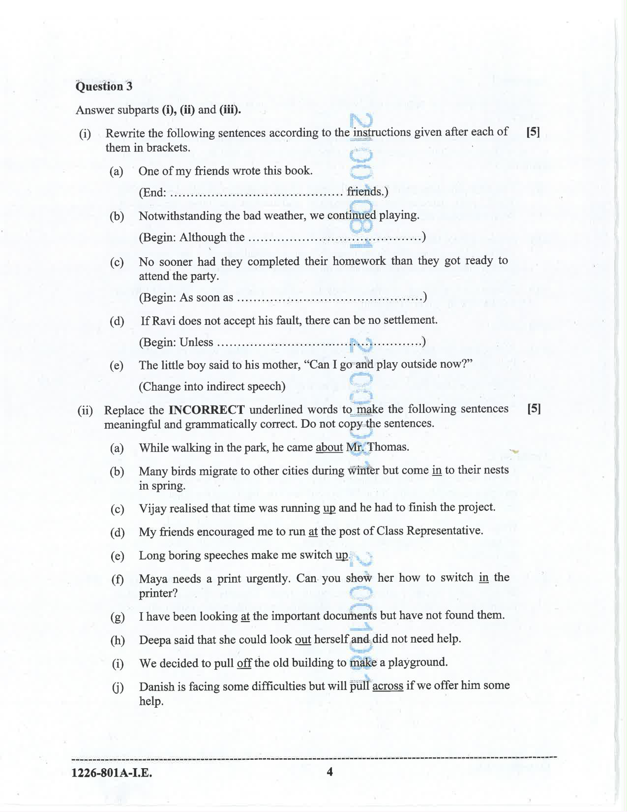 ISC 2026 English Language Improvement Examination Question Paper for Class 12 — page 4