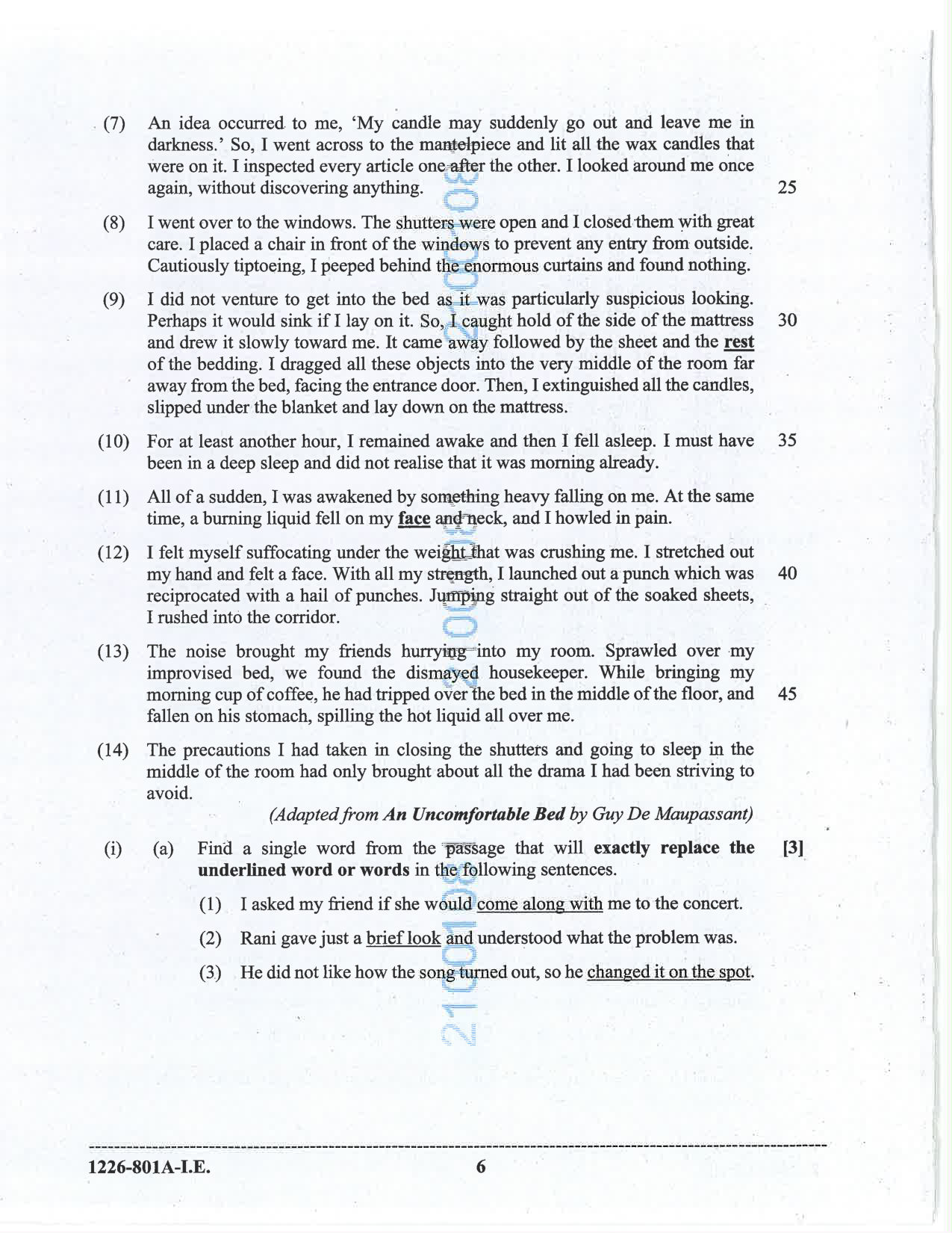 ISC 2026 English Language Improvement Examination Question Paper for Class 12 — page 6