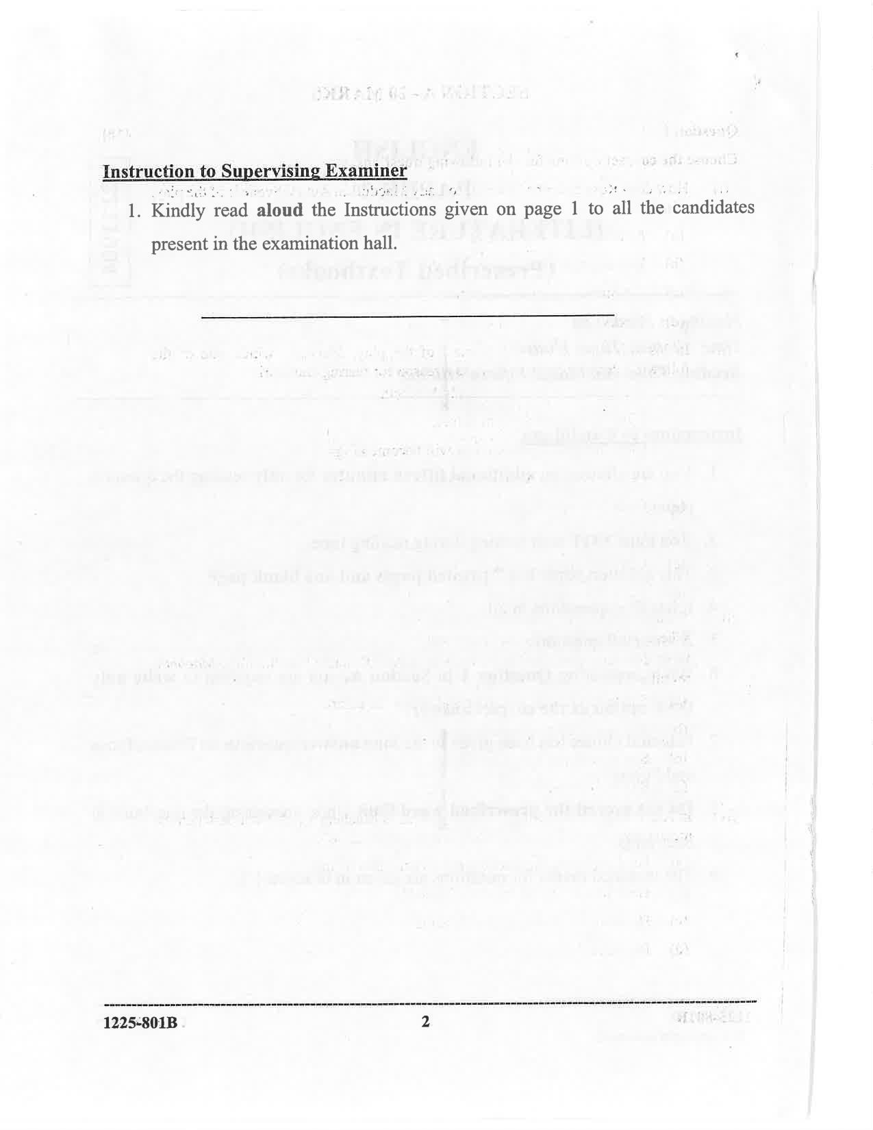 ISC 2025 English Literature Question Paper for Class 12 — page 2