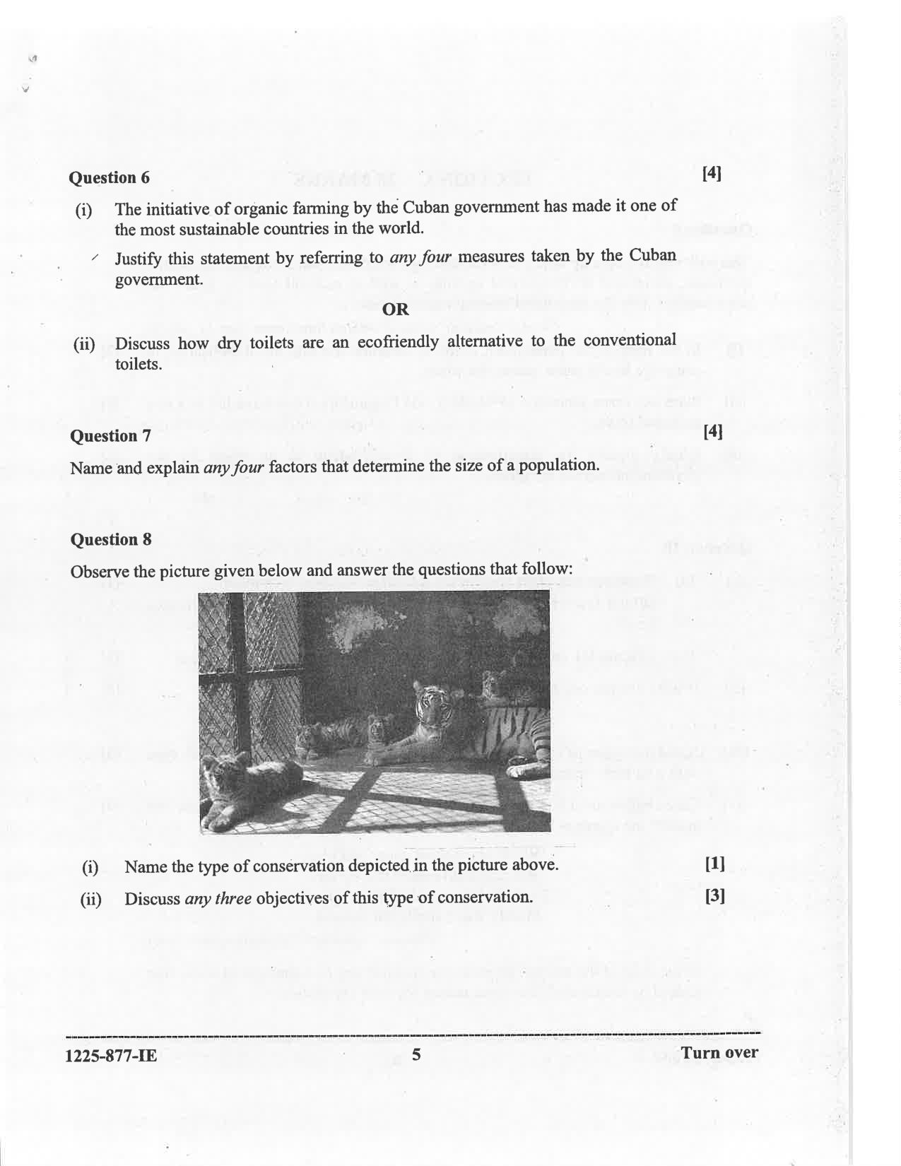 ISC 2025 Environmental Science Improvement Examination Question Paper for Class 12 — page 5