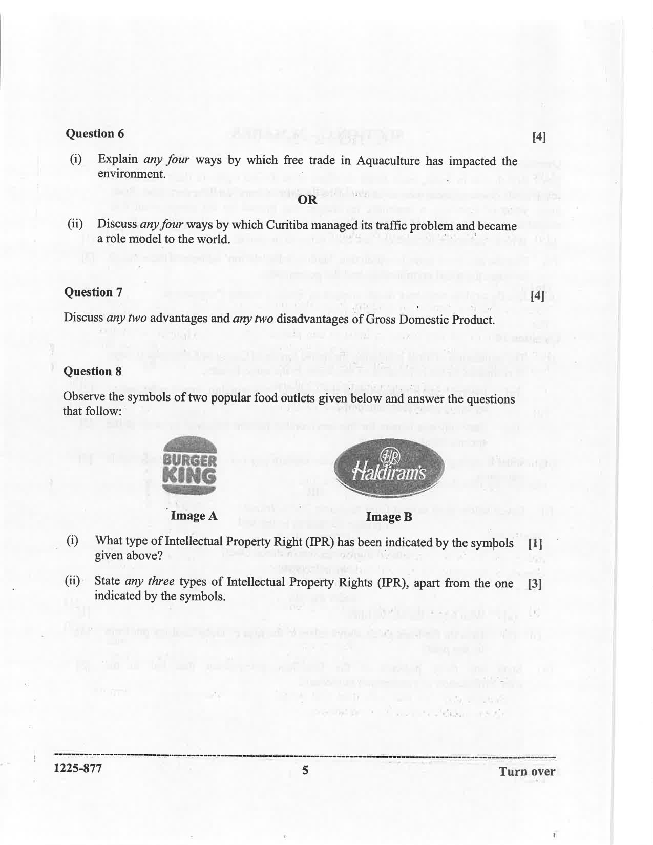 ISC 2025 Environmental Science Question Paper for Class 12 — page 5