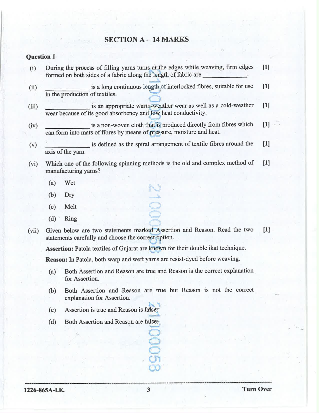 ISC 2026 Fashion Designing Improvement Examination Question Paper for Class 12 — page 3