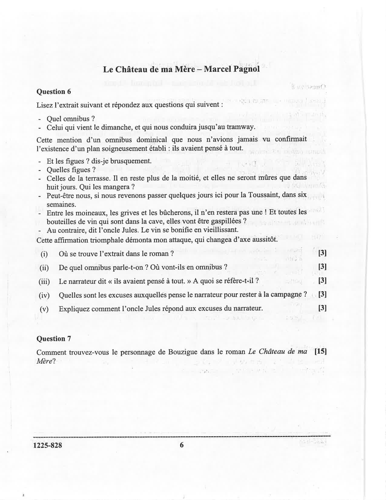 ISC 2025 French Question Paper for Class 12 — page 6
