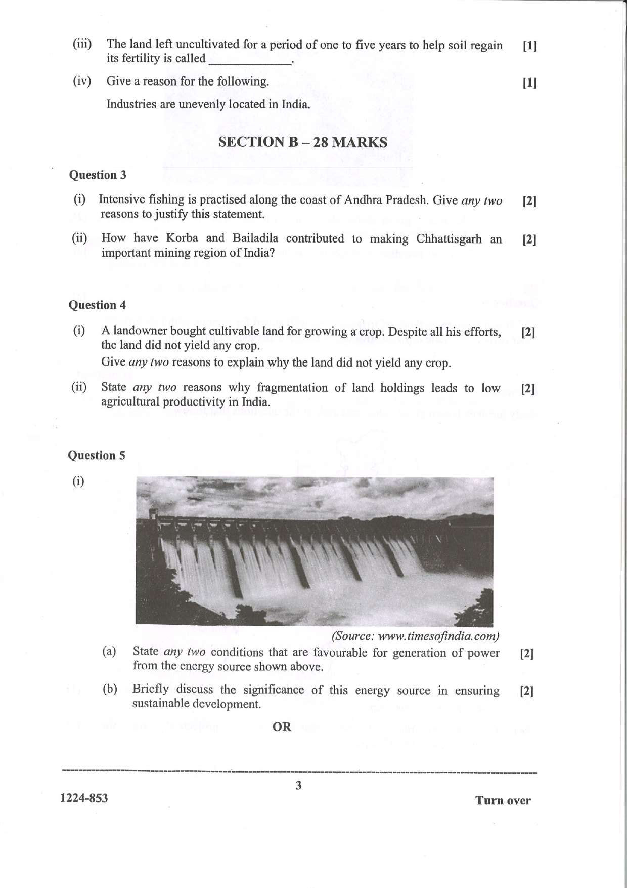 ISC 2024 Geography Question Paper for Class 12 — page 3