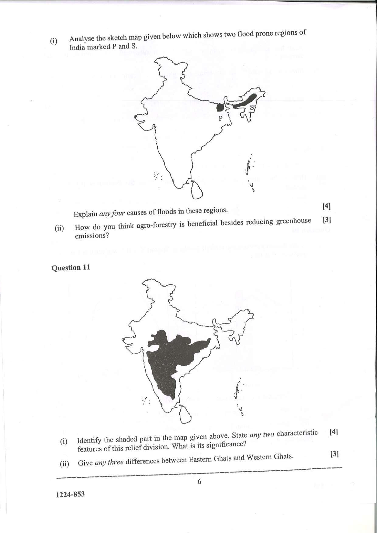 ISC 2024 Geography Question Paper for Class 12 — page 6