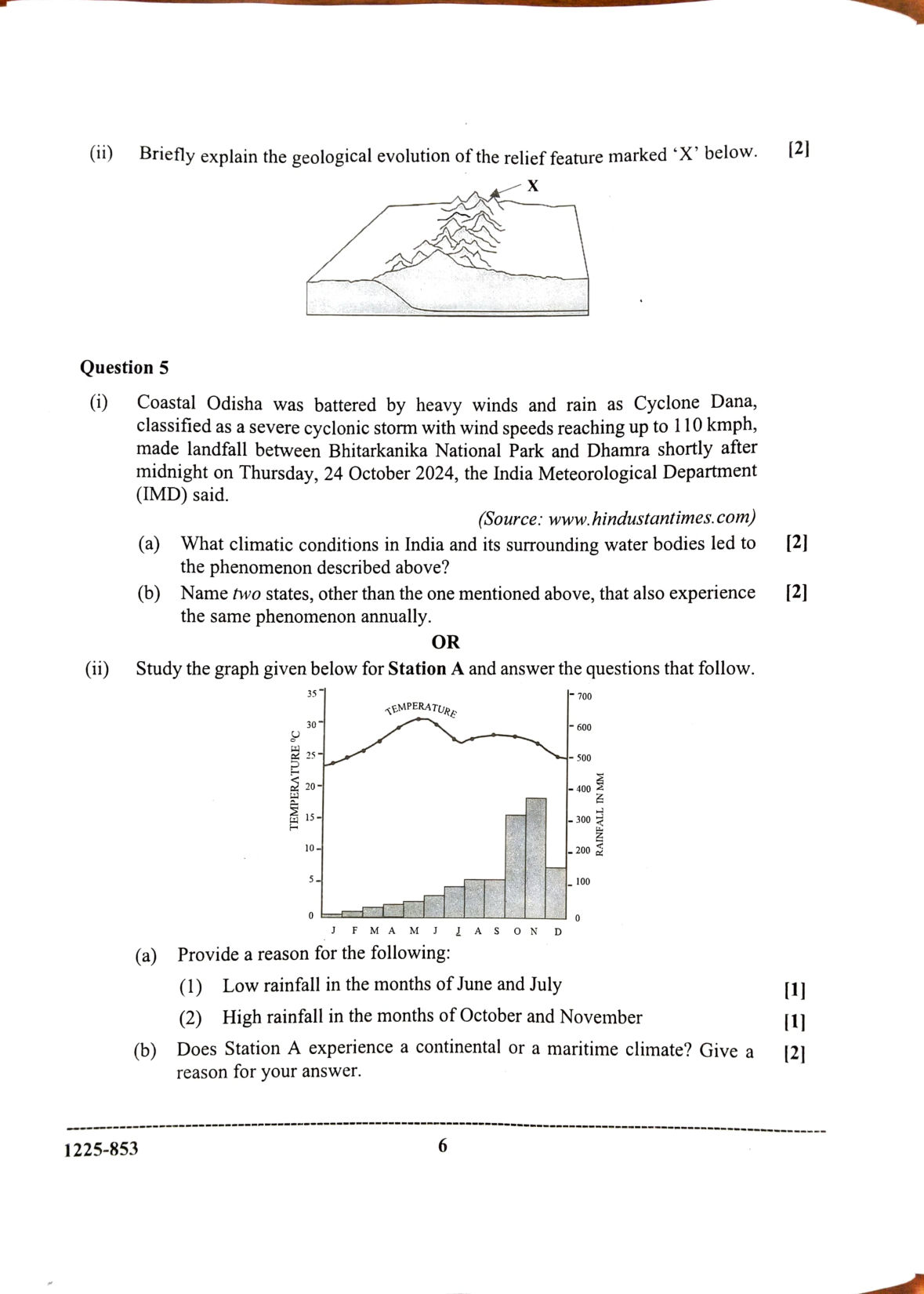 ISC 2025 Geography Question Paper for Class 12 — page 6