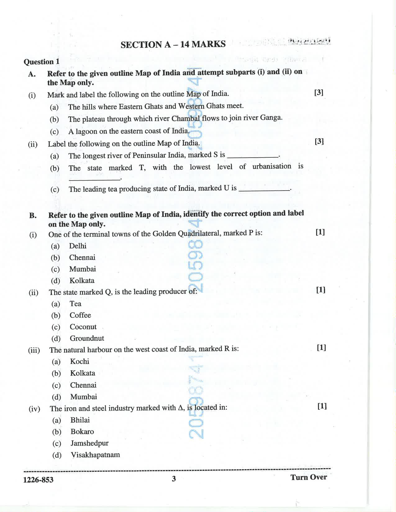 ISC 2026 Geography Question Paper for Class 12 — page 3