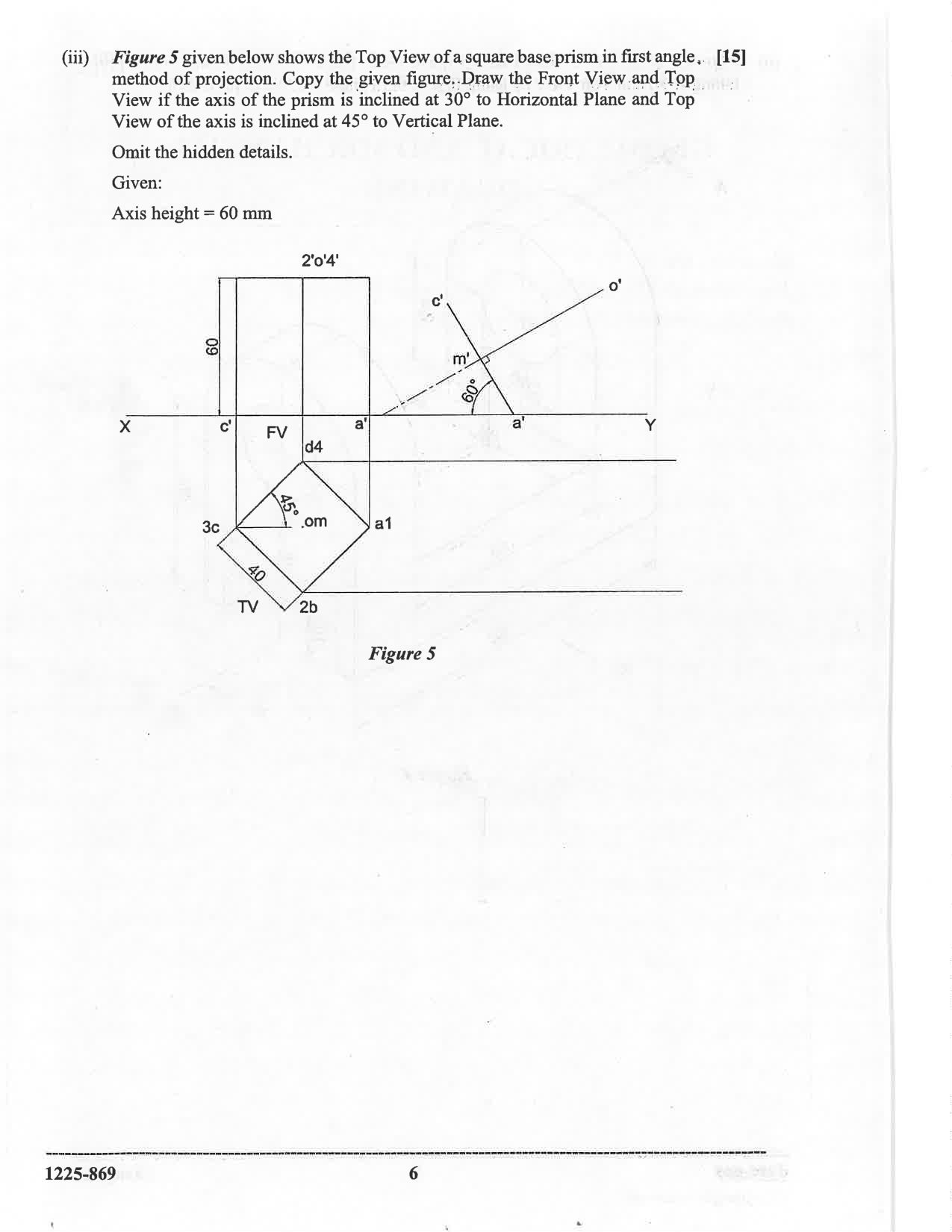 ISC 2025 Geometrical and Mechanical Drawing Question Paper for Class 12 — page 6