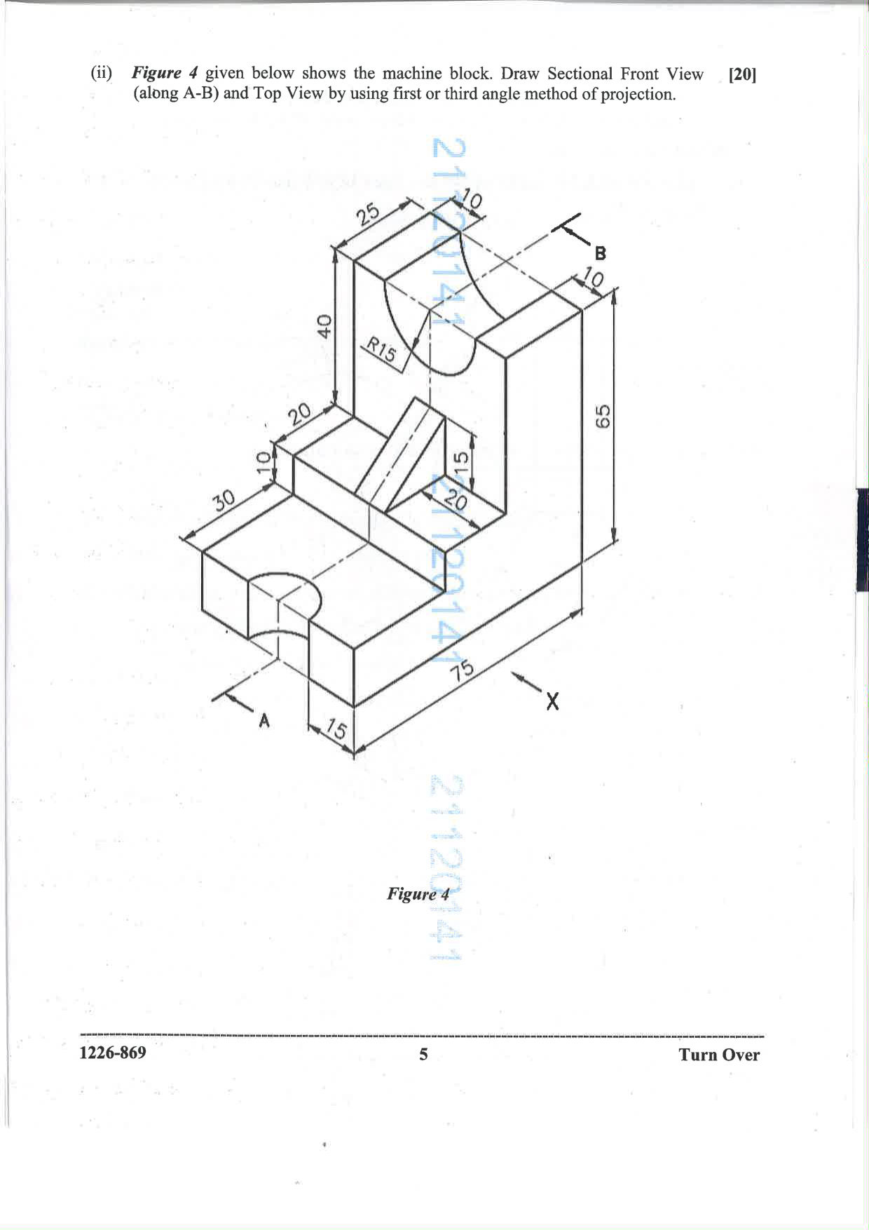 ISC 2026 Geometrical and Mechanical Drawing Question Paper for Class 12 — page 5