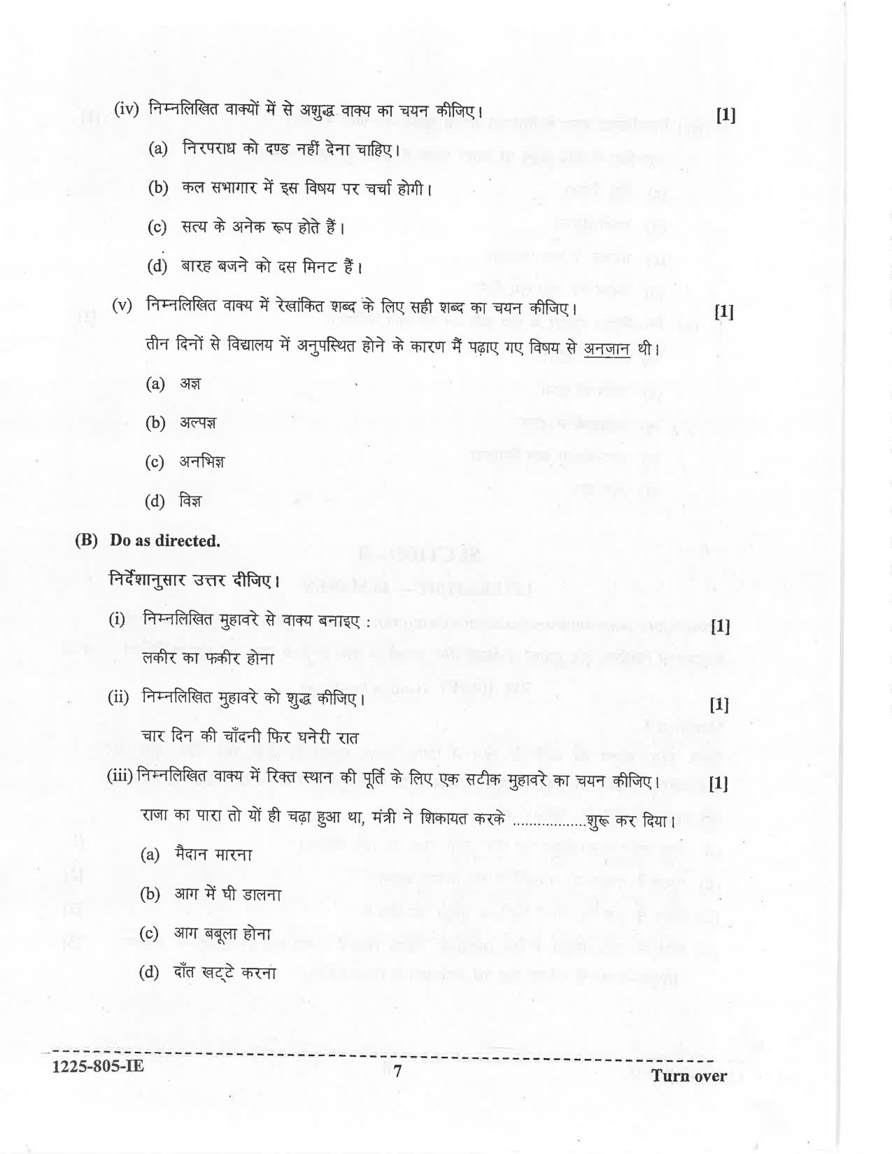 ISC 2025 Hindi Improvement Examination Question Paper for Class 12 — page 7