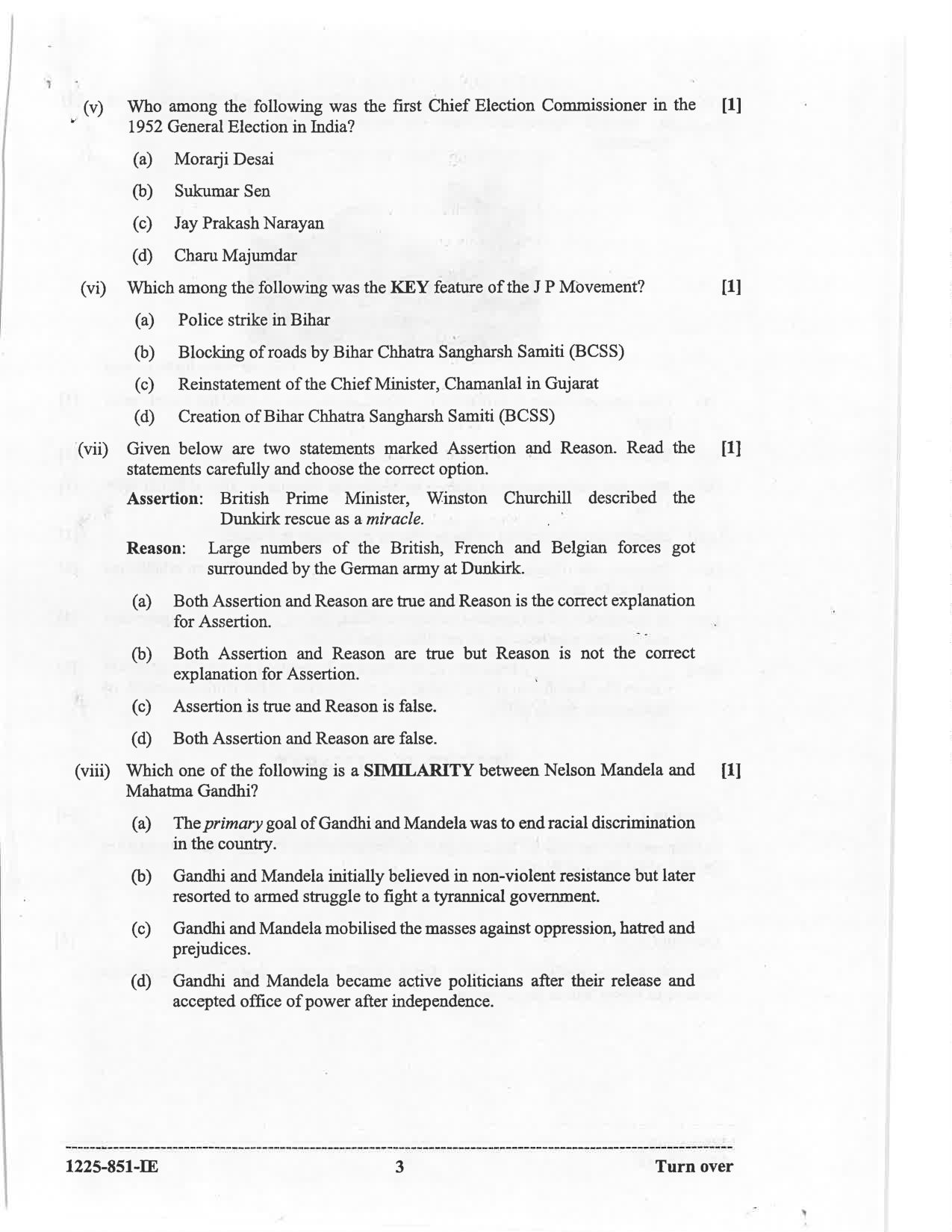 ISC 2025 History Improvement Examination Question Paper for Class 12 — page 3